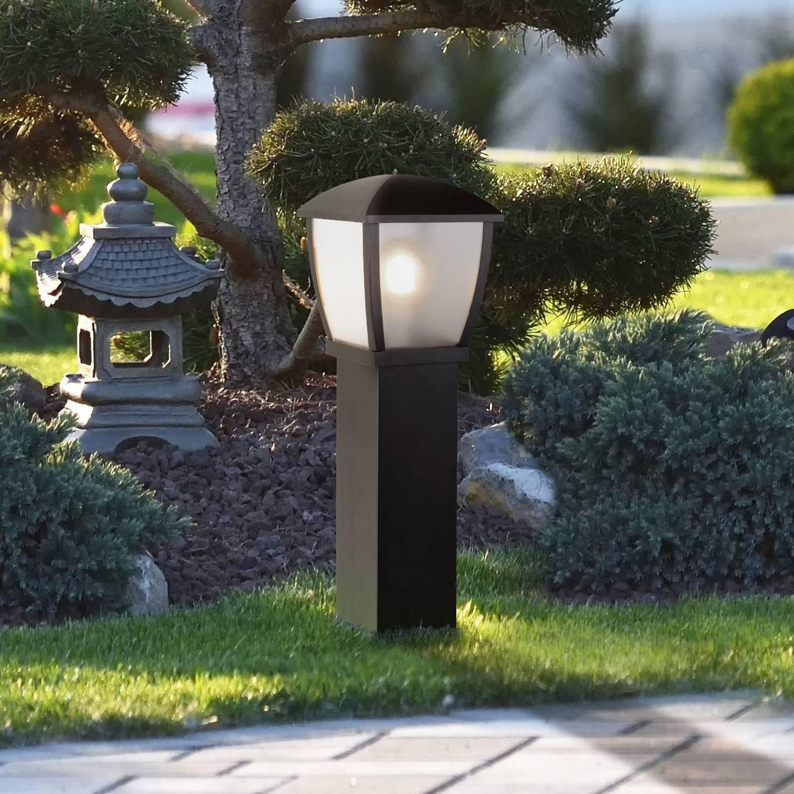 Pollerleuchte Seattle IP44 Schwarz Metall