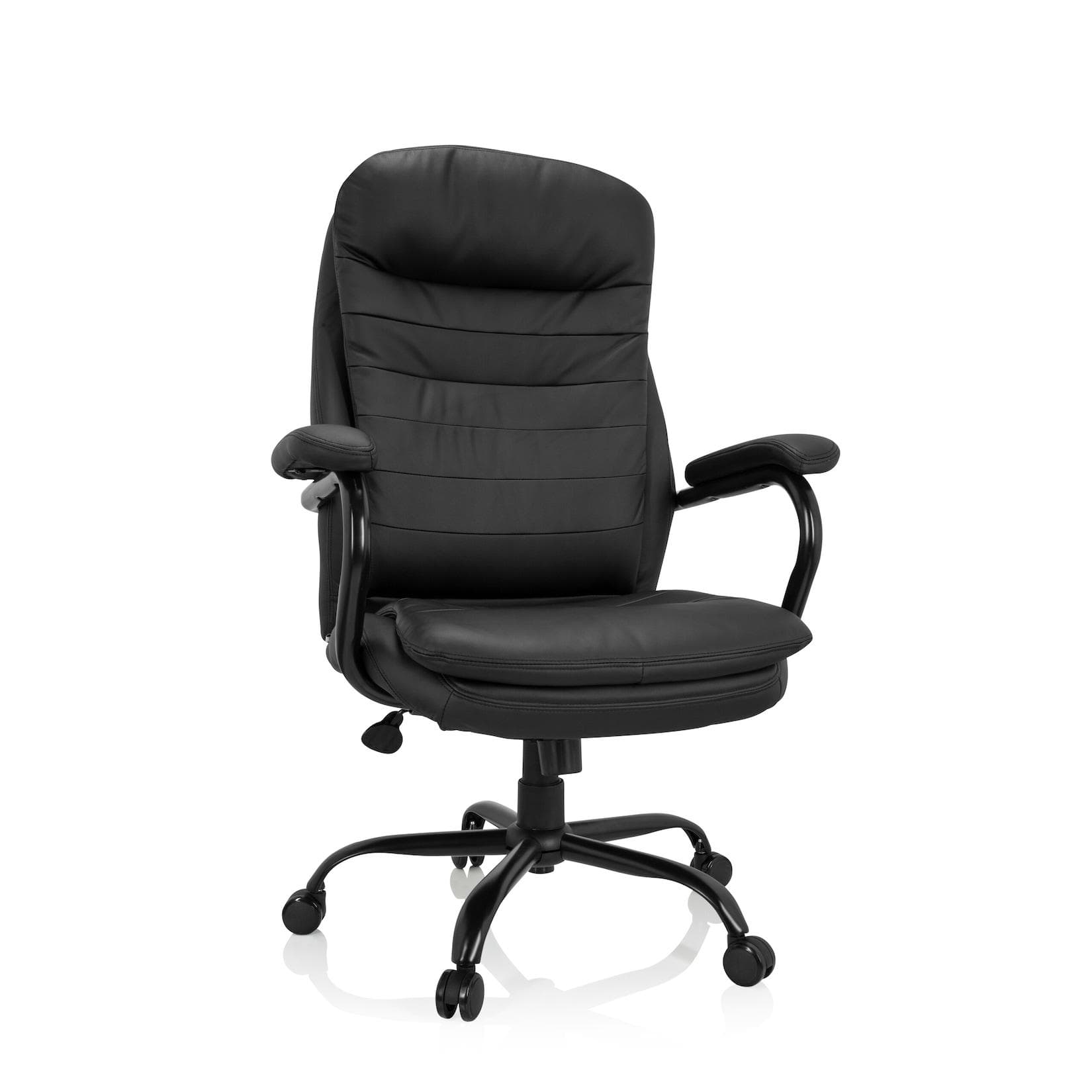 hjh OFFICE XXL Drehstuhl RELAX B Kunstleder Schwarz