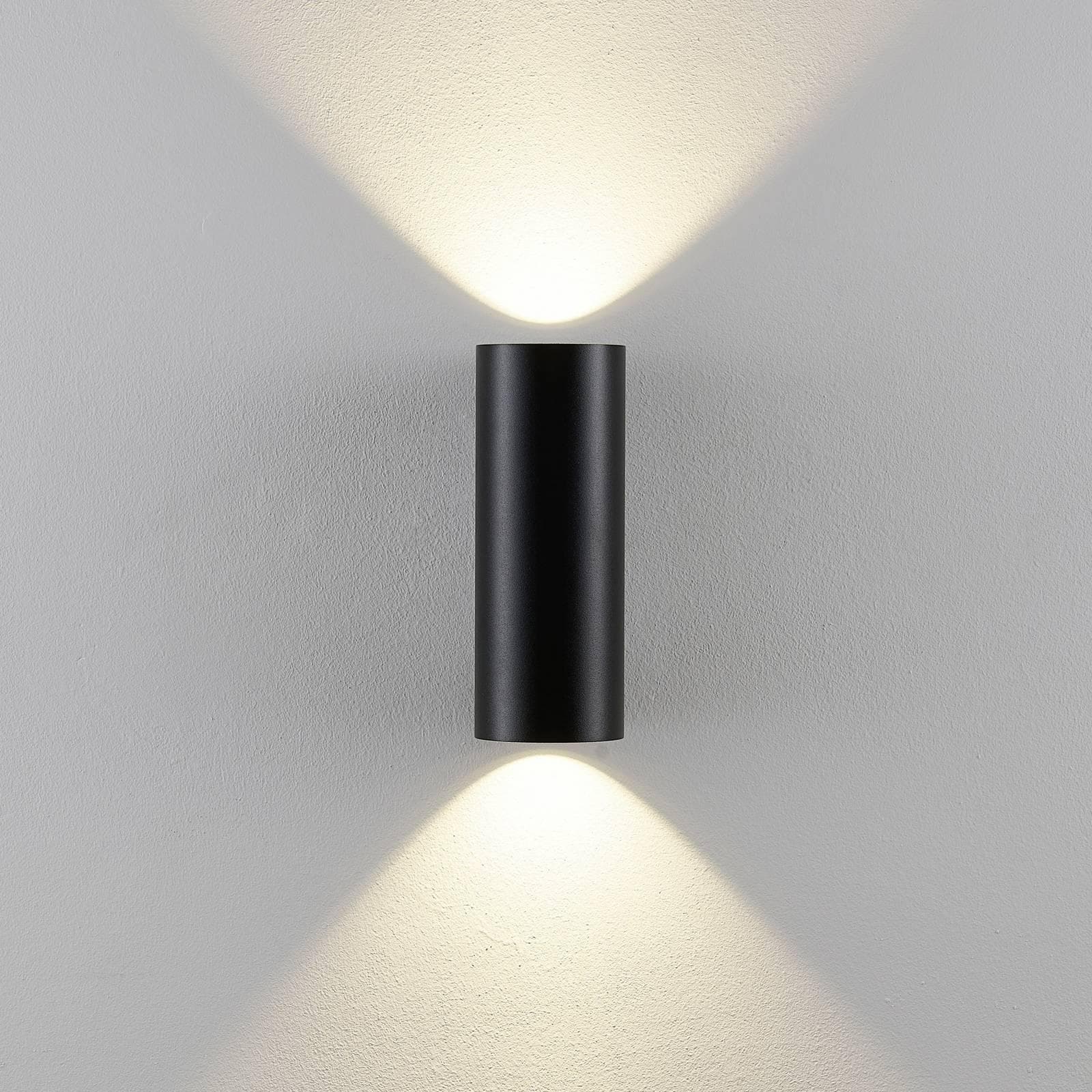 Deko-Light Außenwandlampe CAN Schwarz IP65 Metall GU10