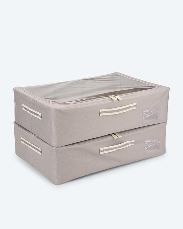 Clevaful Unterbett Aufbewahrungsbox 2Stck. Polyester