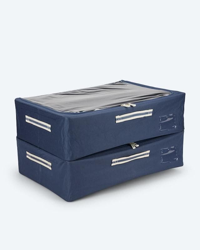 Clevaful Unterbett Aufbewahrungsbox 2Stck. Polyester