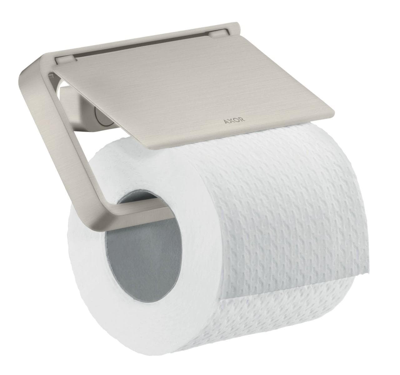Hansgrohe Axor Universal Toilettenpapierhalter Edelstahl Optic mit Deckel