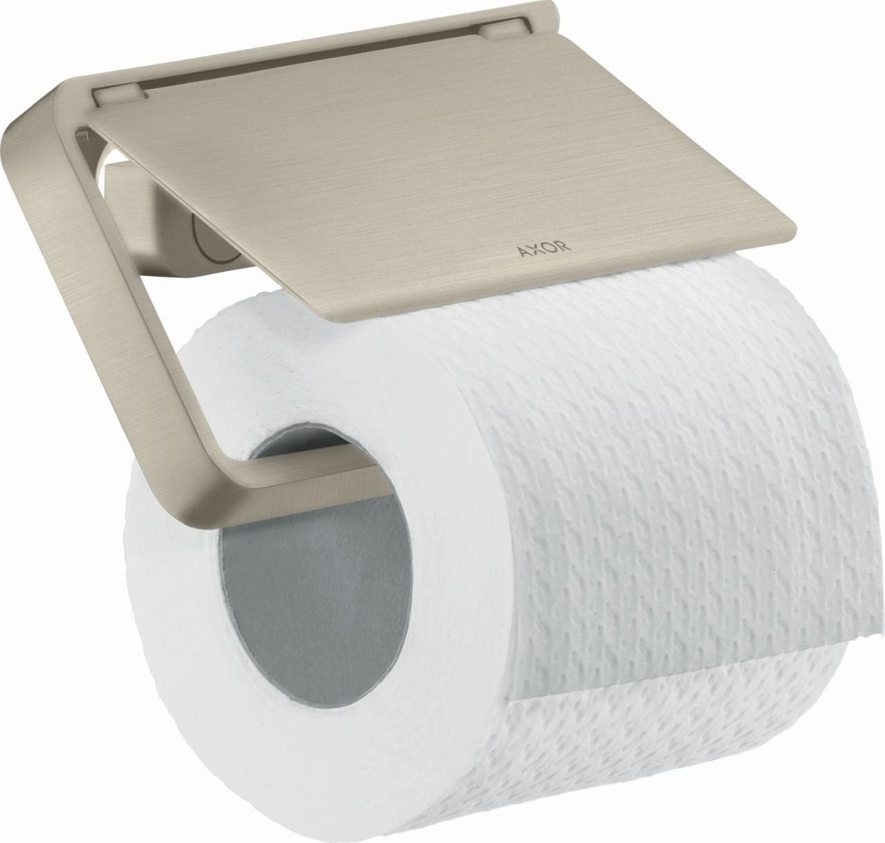 Hansgrohe Axor Universal Toilettenpapierhalter mit Deckel - Brushed Nickel