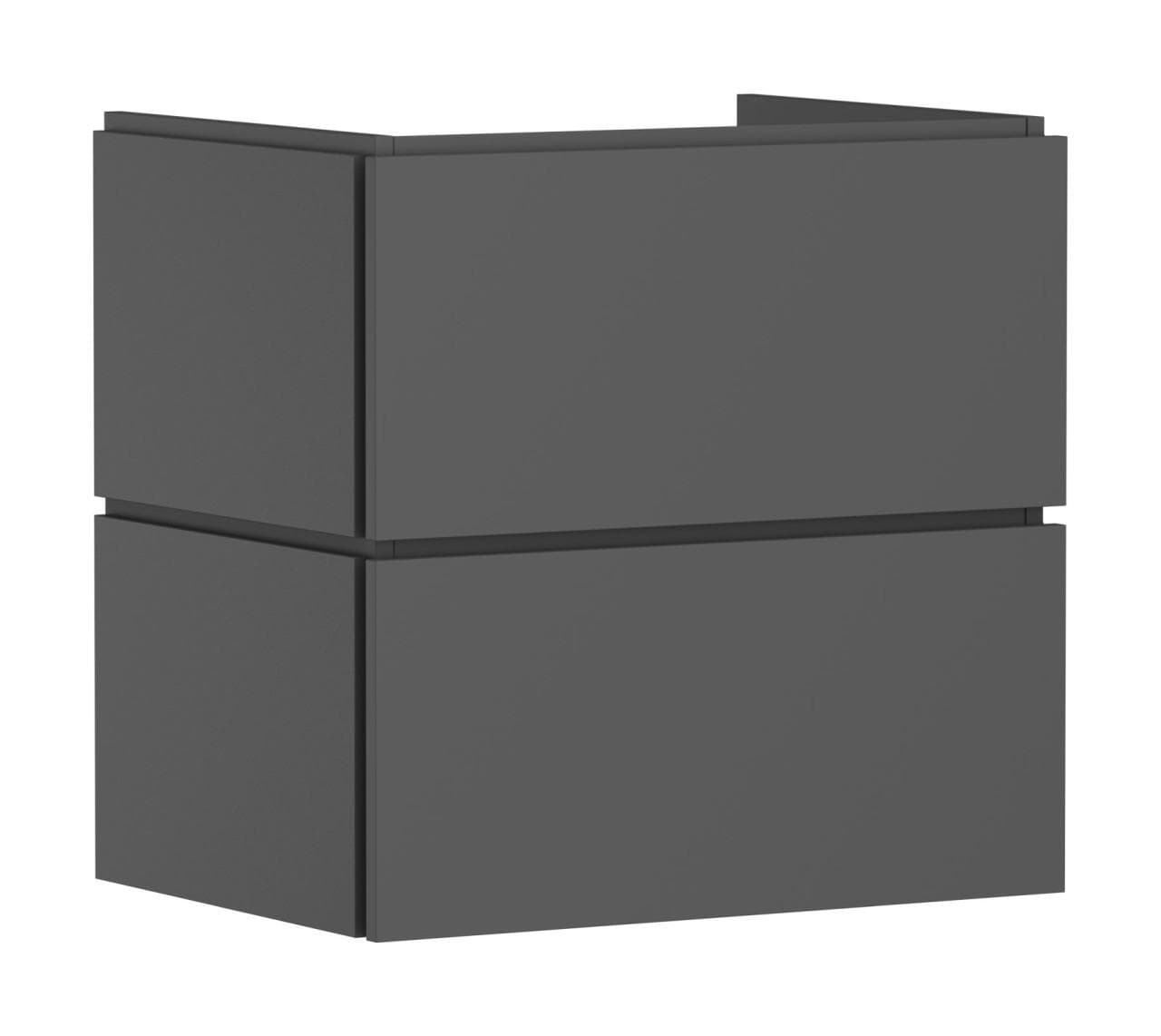 Hansgrohe Xilesa E Waschtischunterschrank 630x470mm 2 Schubkästen PushOpen