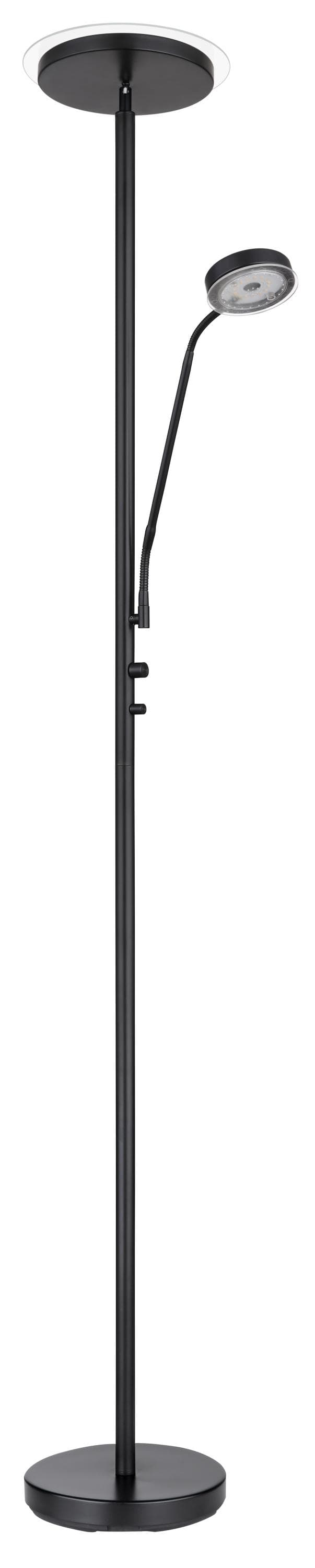 GLOBO LIGHTING Stehlampe LED Wohnzimmer Deckenfluter Schwarz Dimmbar