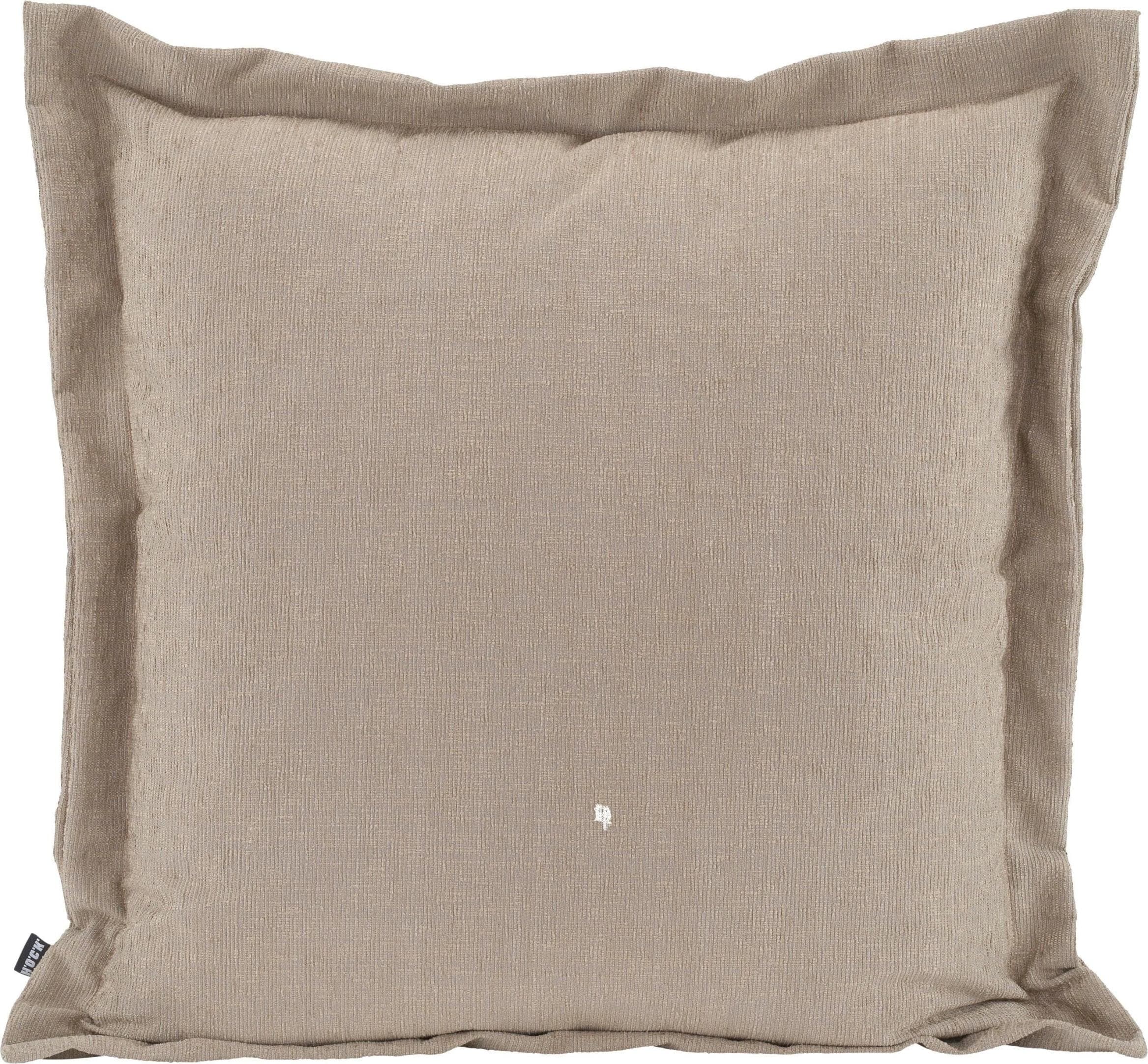 H.O.C.K. Dekokissen Addicted Beige mit Stehsaum