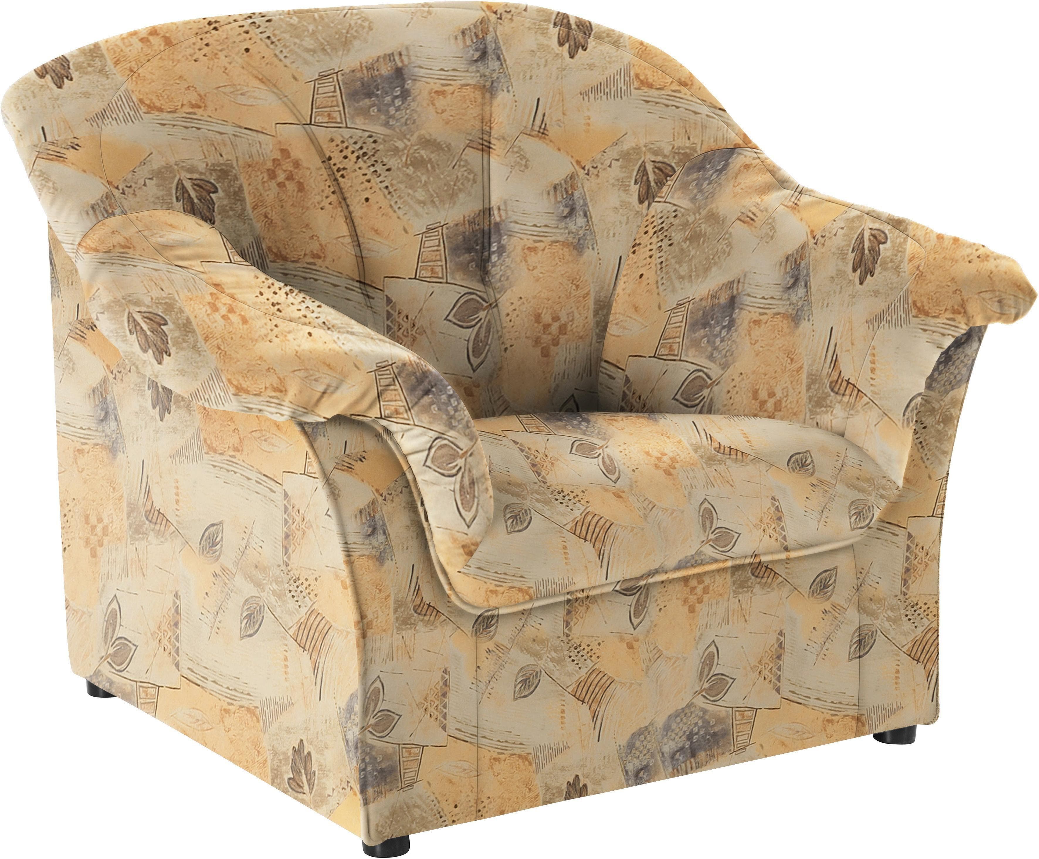 DOMO Collection Sessel Pegnitz: Modernes Design, Bequemer Polyätherschaum