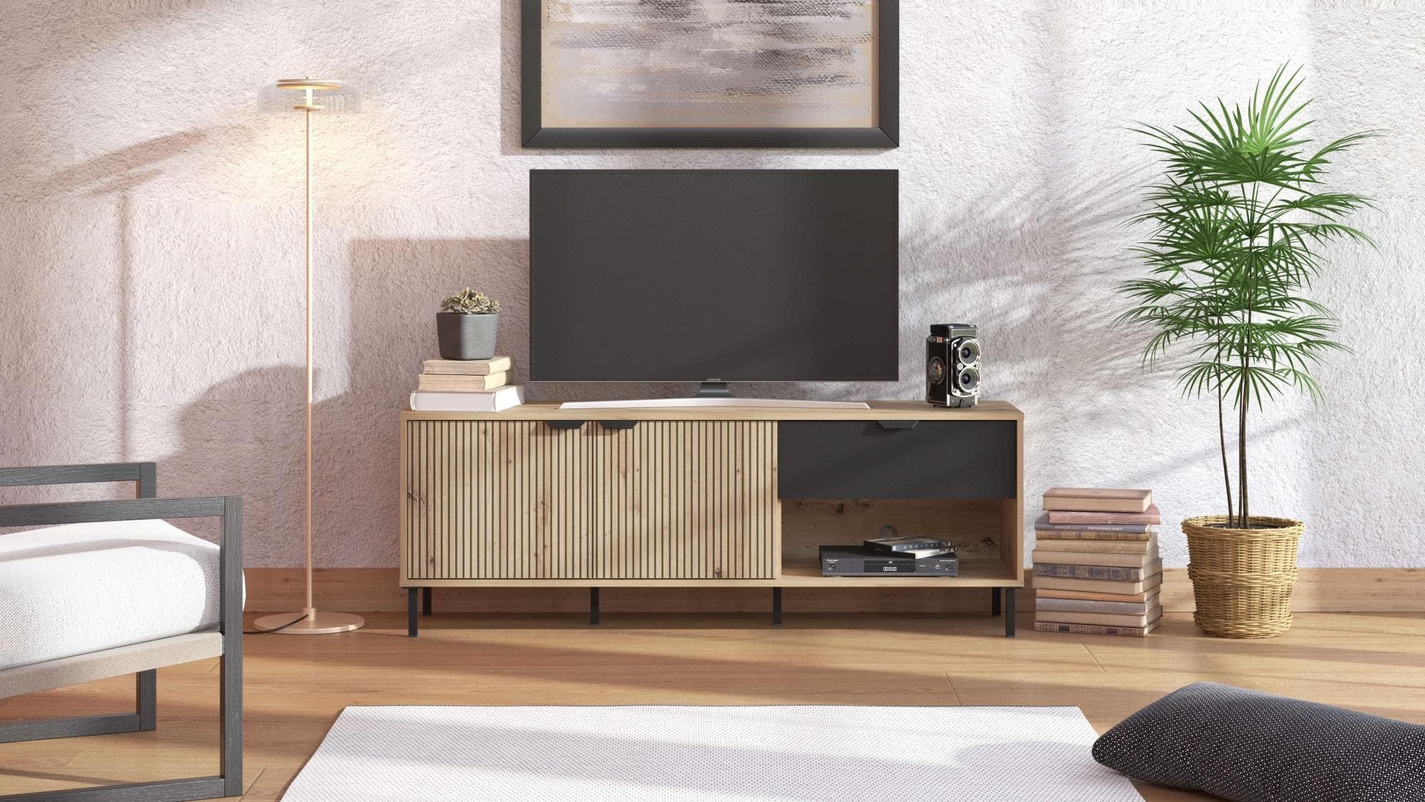 Home affaire Lowboard Mayenne TV-Lowboard 150 cm Breite TV-Schrank