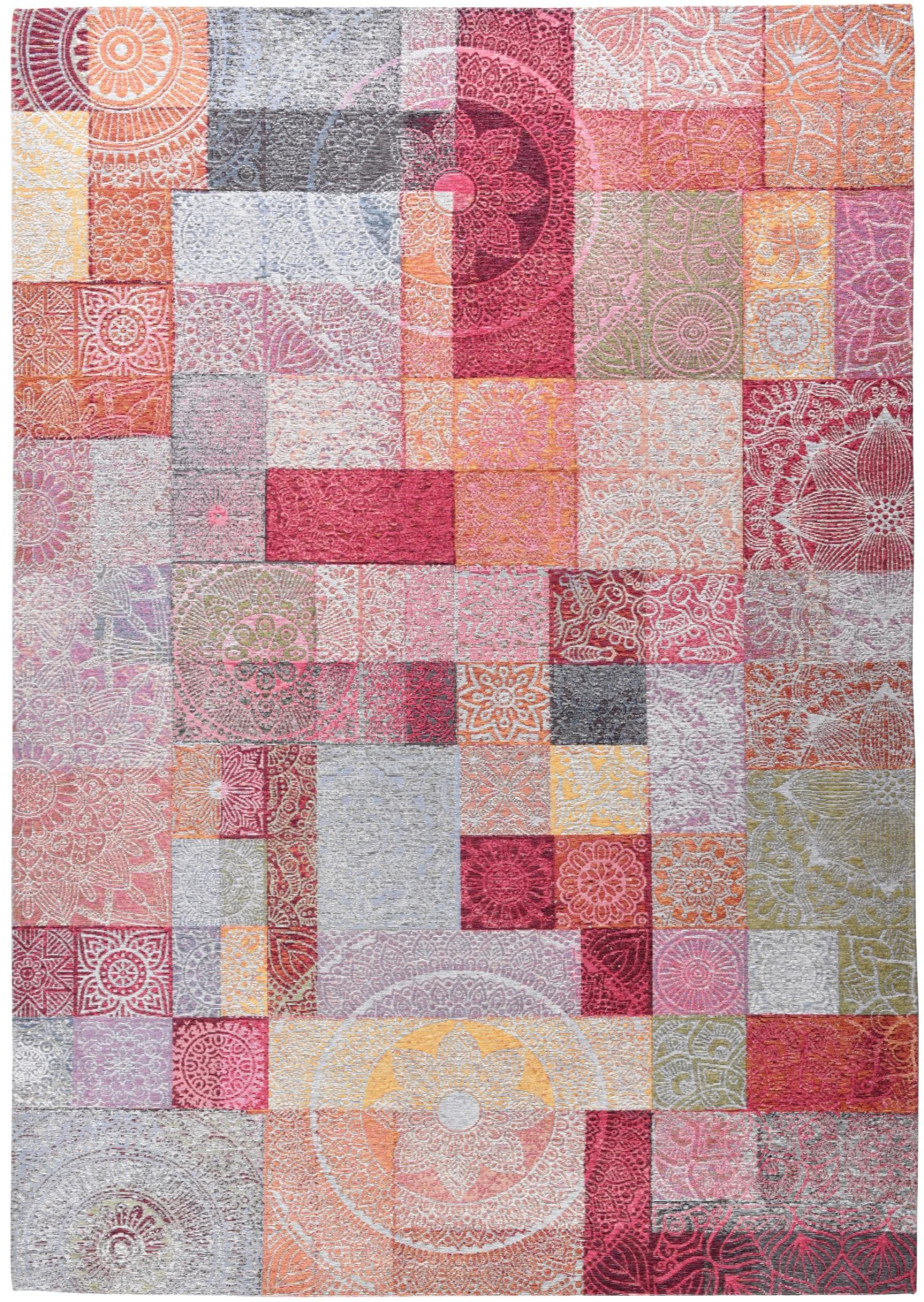 GINO FALCONE Teppich Cosima-112 Bunt Patchwork Design Polyester
