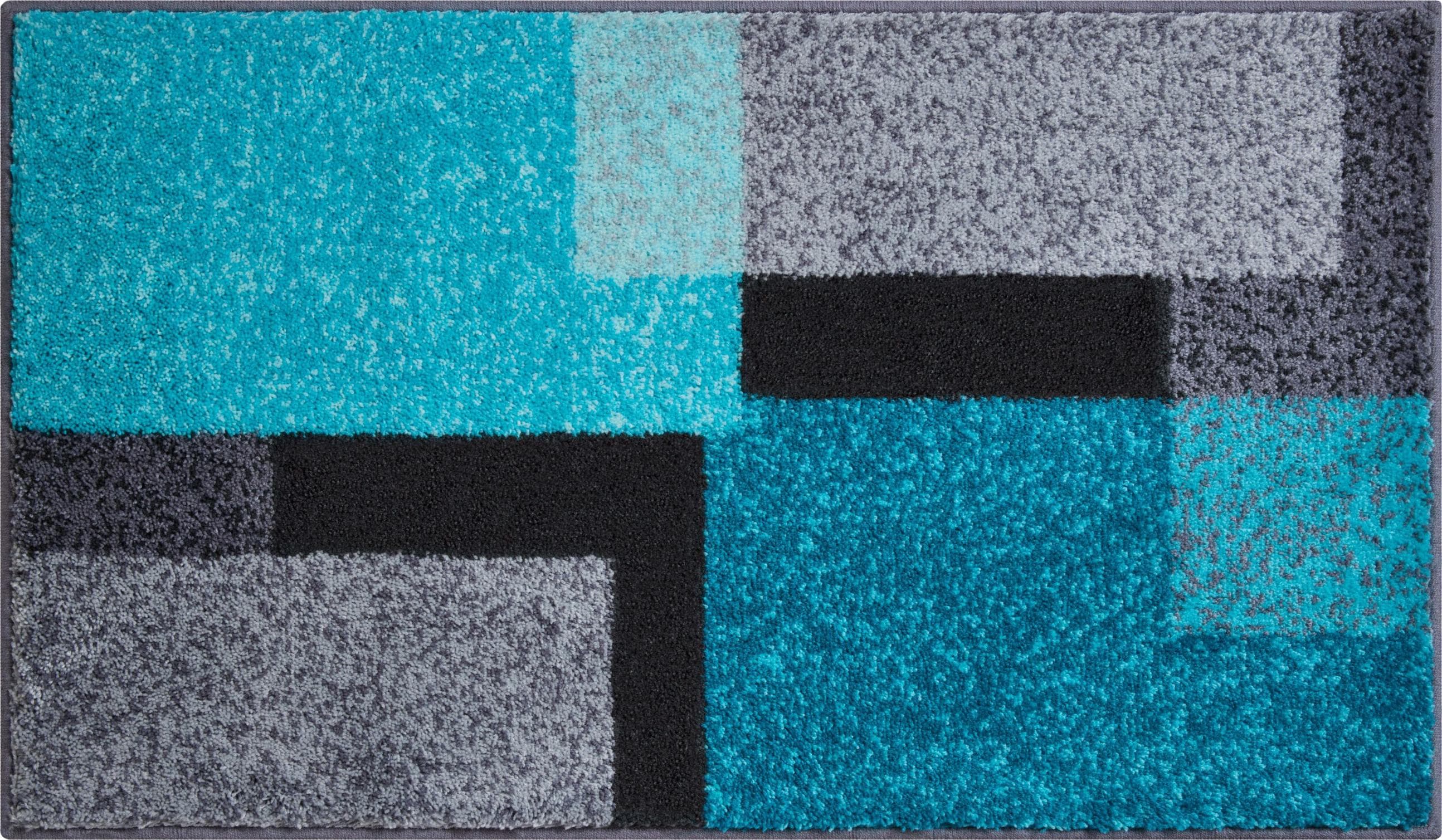 Grund Badematte Atala Blau Rutschhemmend Polyacryl