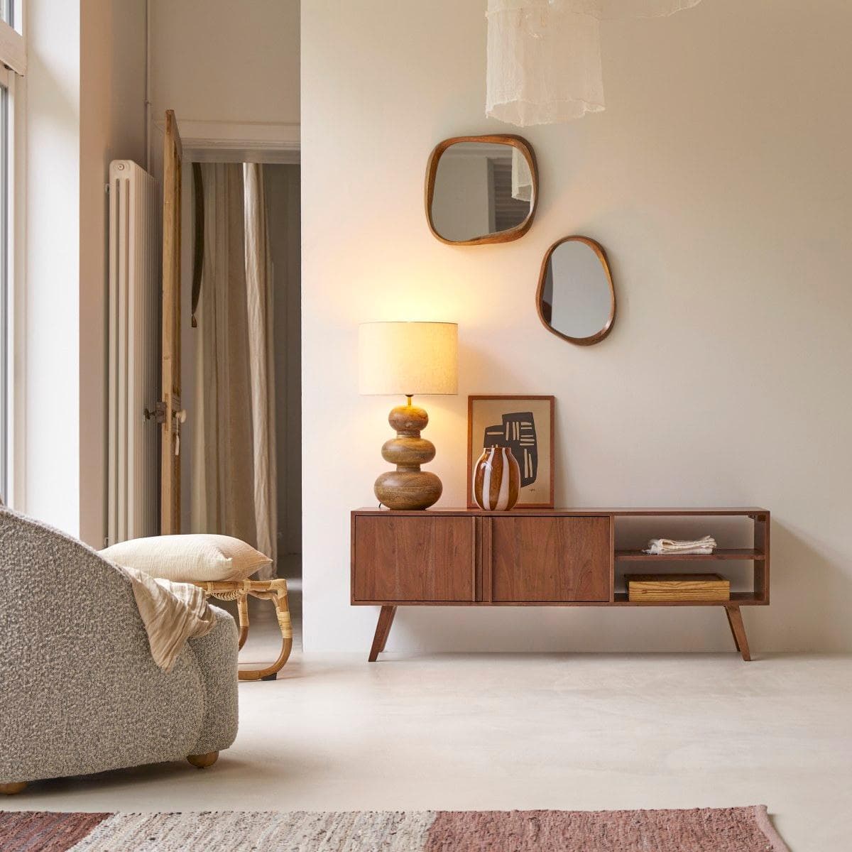 TV-Schrank Niels aus Akazienholz 150 cm