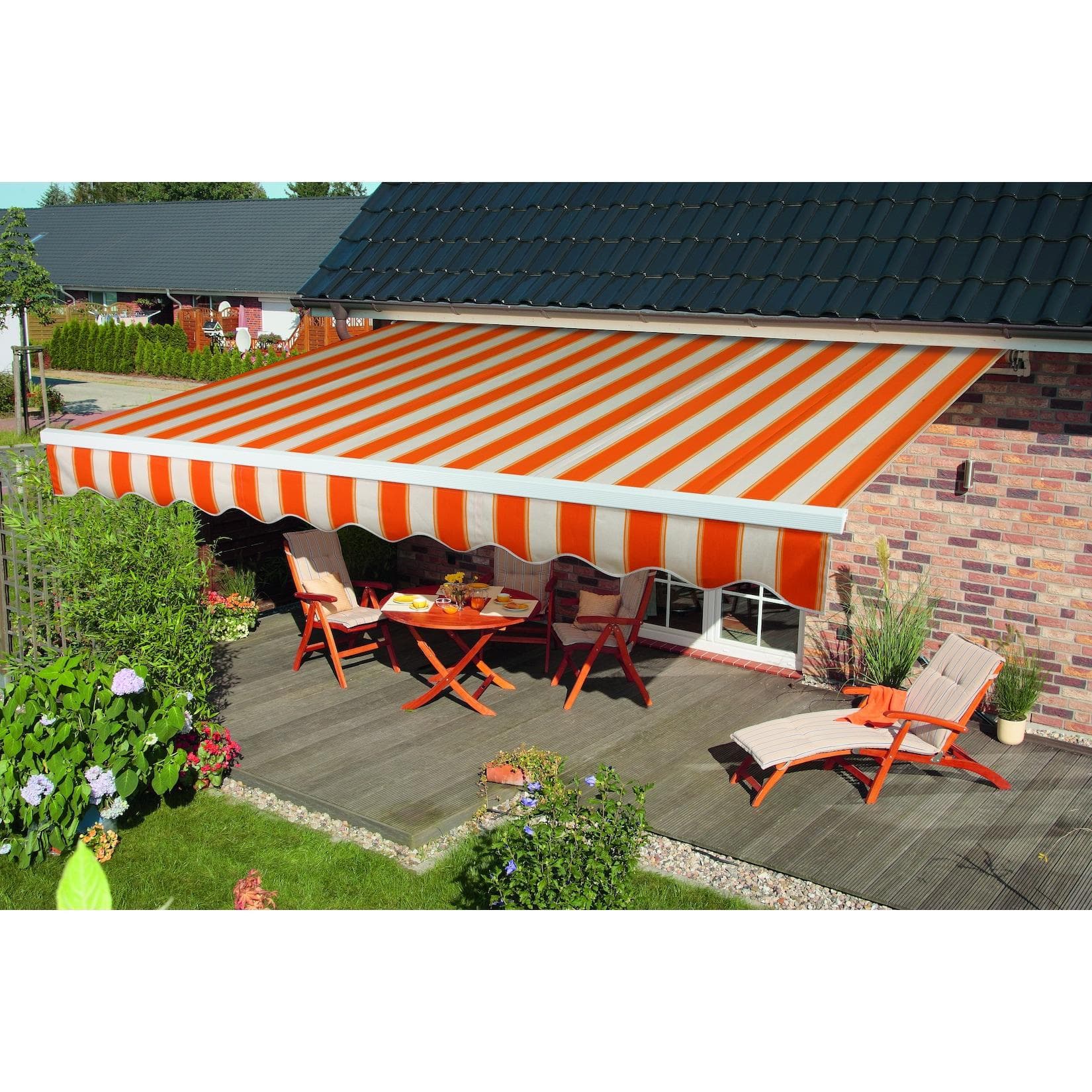 Gelenkarmmarkise SPETTMANN BASIS Orange Polyester 350 cm