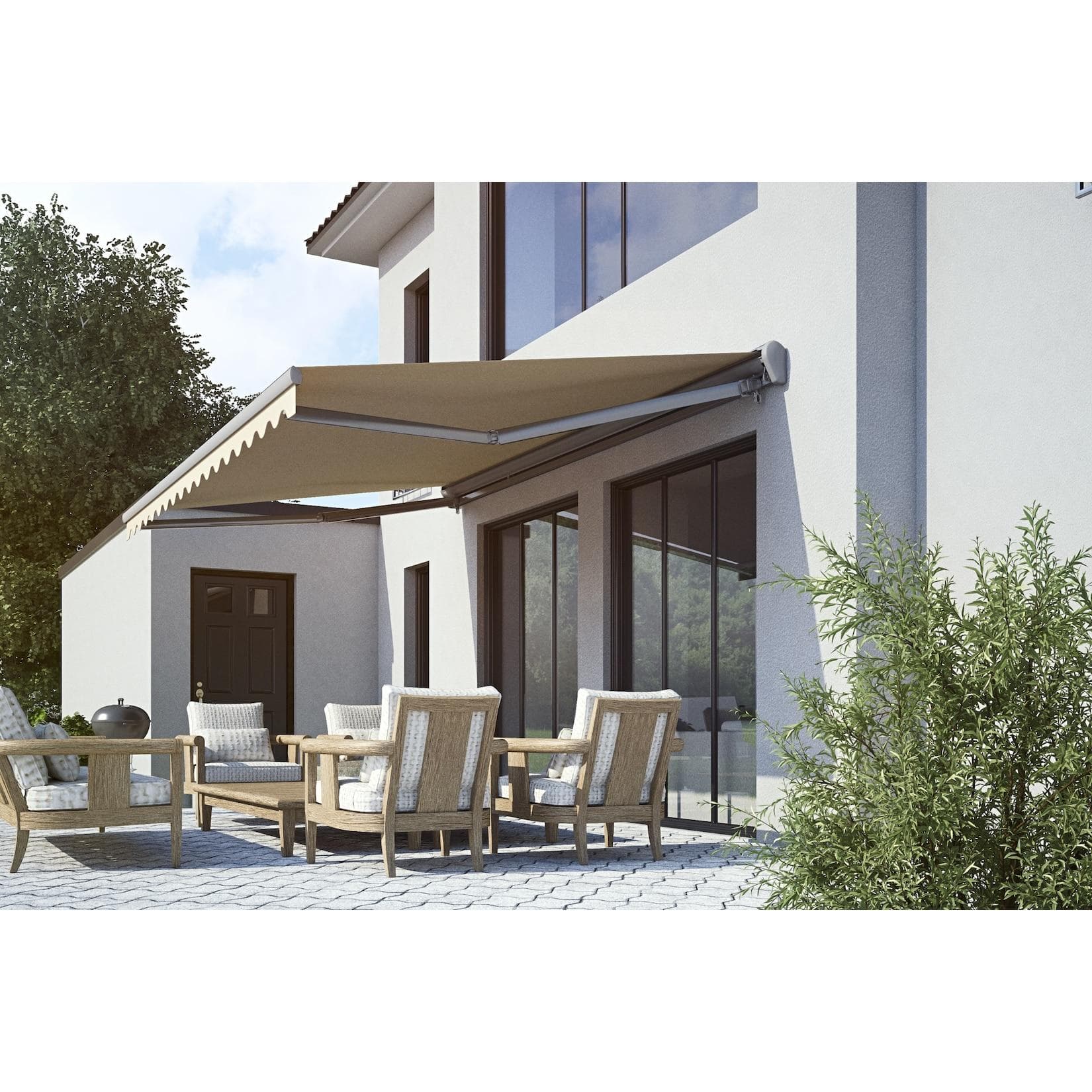 Spettmann Halbkassette SUN LED Anthrazit Khaki