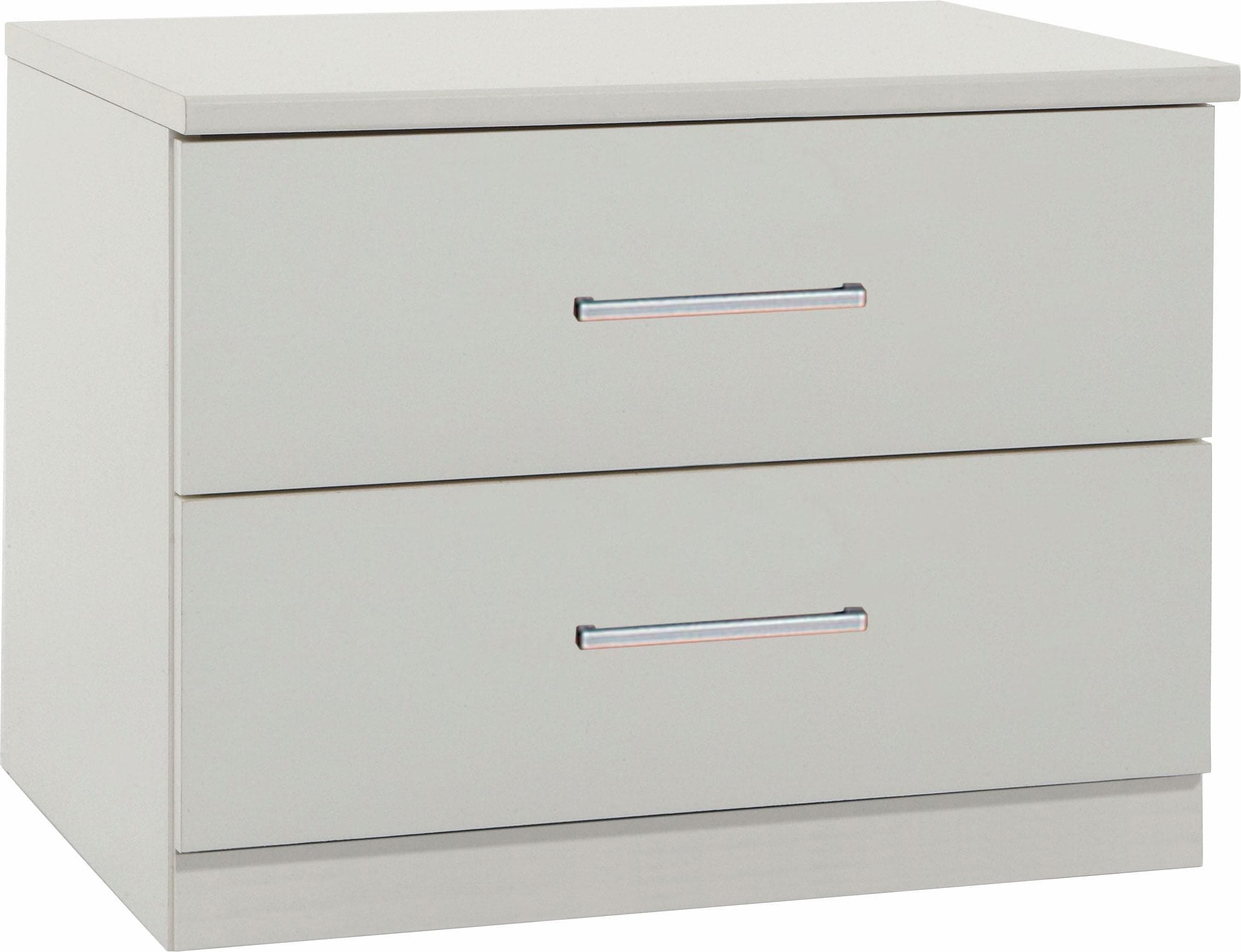 Weiße Nachtkonsole | Modernes Design | 2er-Set