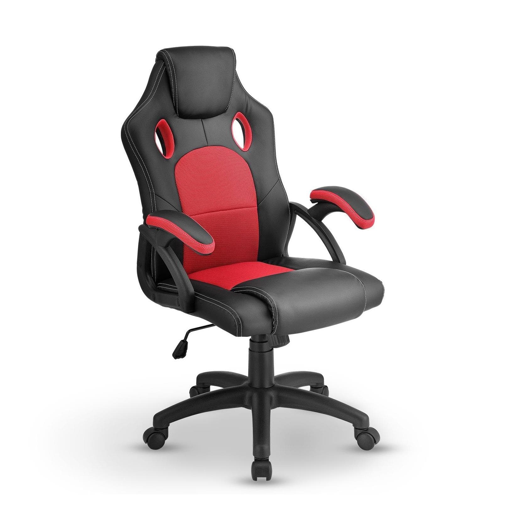 Juskys Bürostuhl Montreal Racing Rot Ergonomisch