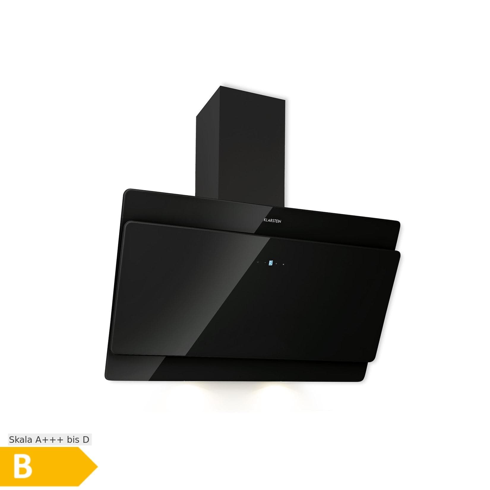 Aurica 90 Dunstabzugshaube 165 W Schwarz