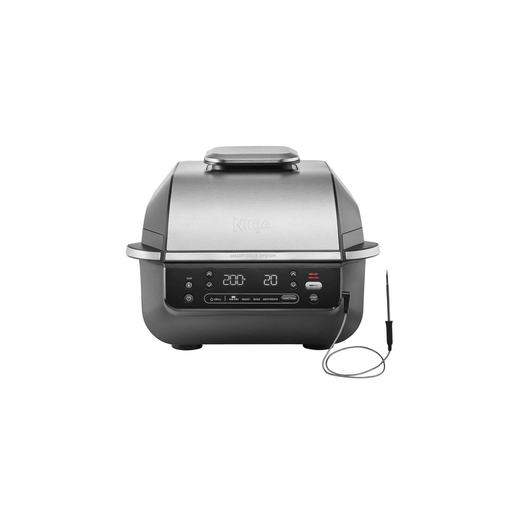 Ninja Tischgrill EG351EU 5-in-1 Grill und Heißluftfritteuse Schwarz