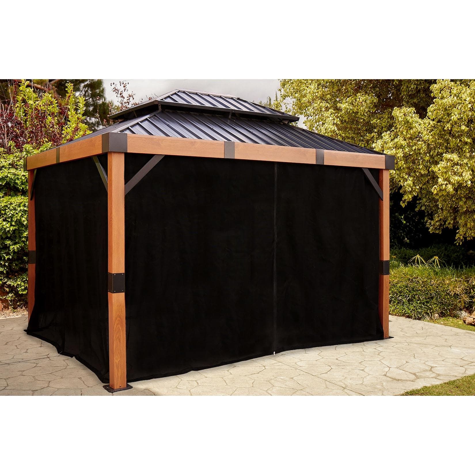 Sojag Pavillon Fontana 10x12 Vorhang-Set