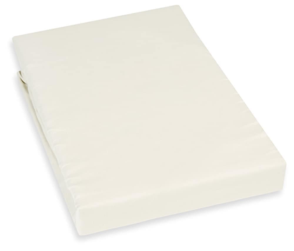 KAYORI Spannbettlaken Kai Beige 100% Baumwolle Renforcé