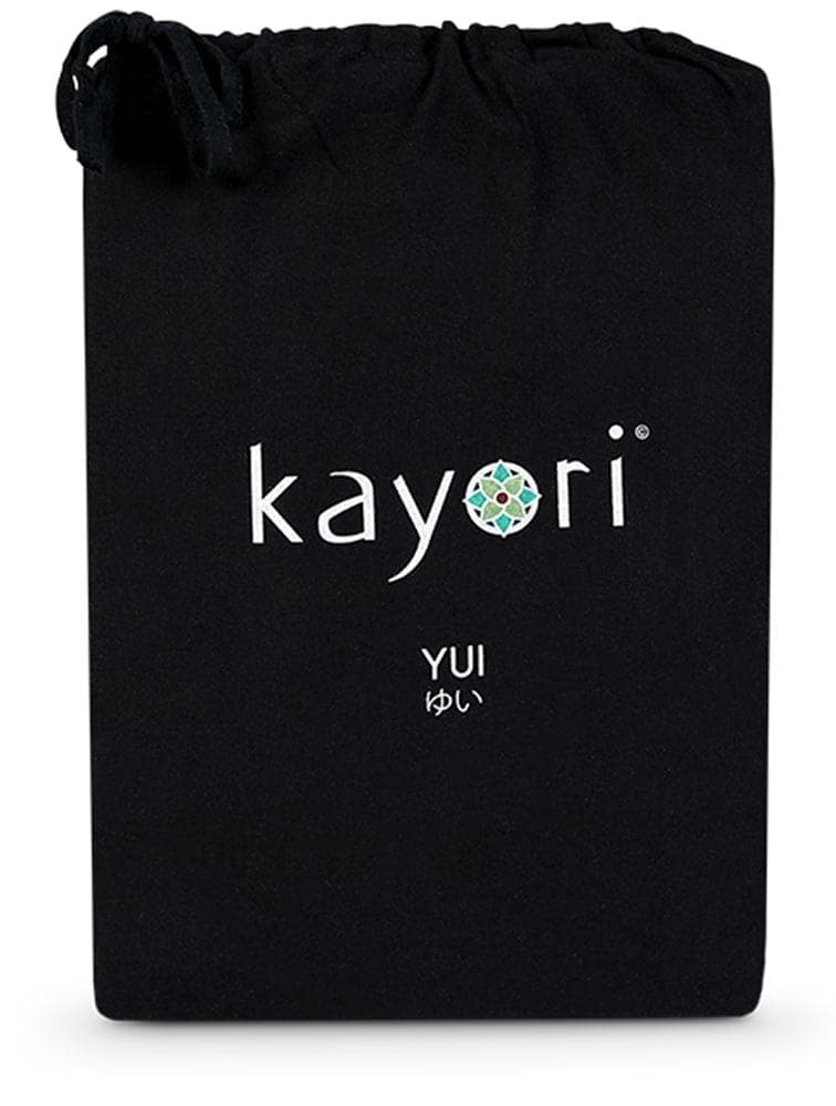 Kayori Spannbettlaken Nagano Schwarz 120x200 cm Bio-Baumwolle-Flanell