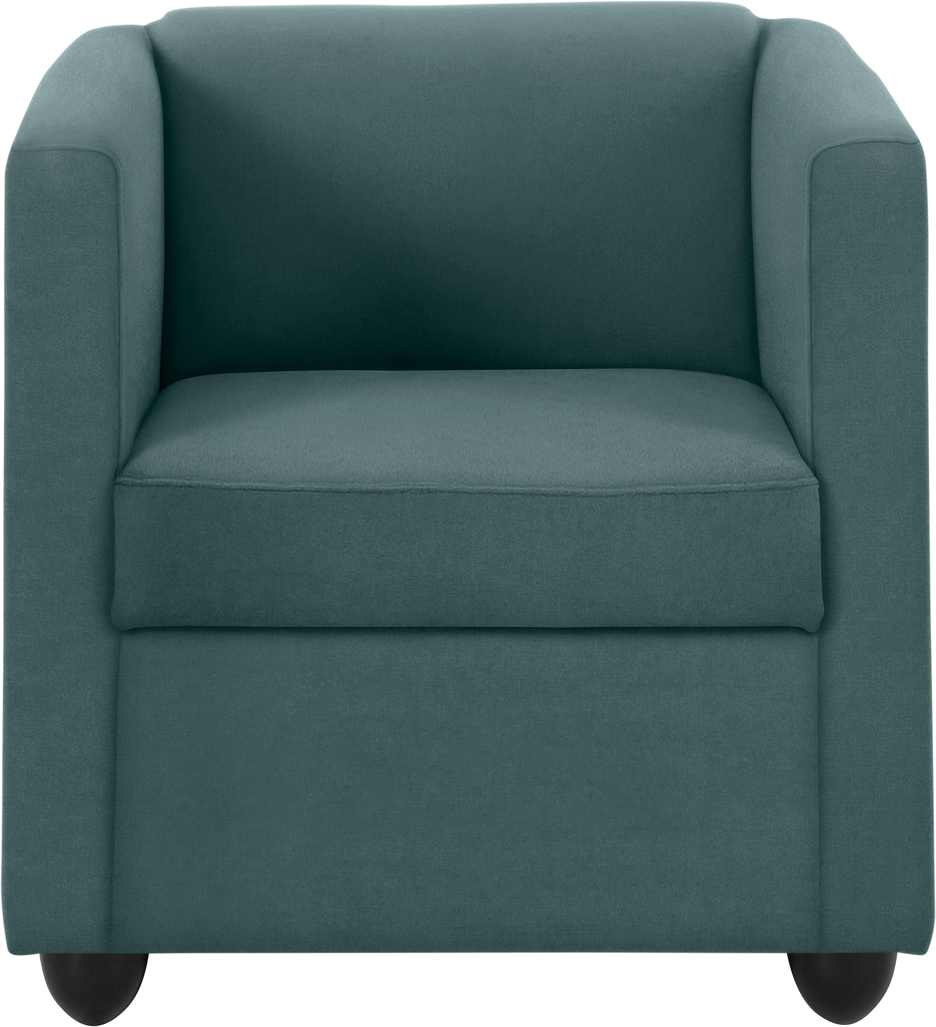 LOOKS BY WOLFGANG JOOP Sessel LooksI Blau Microfaser