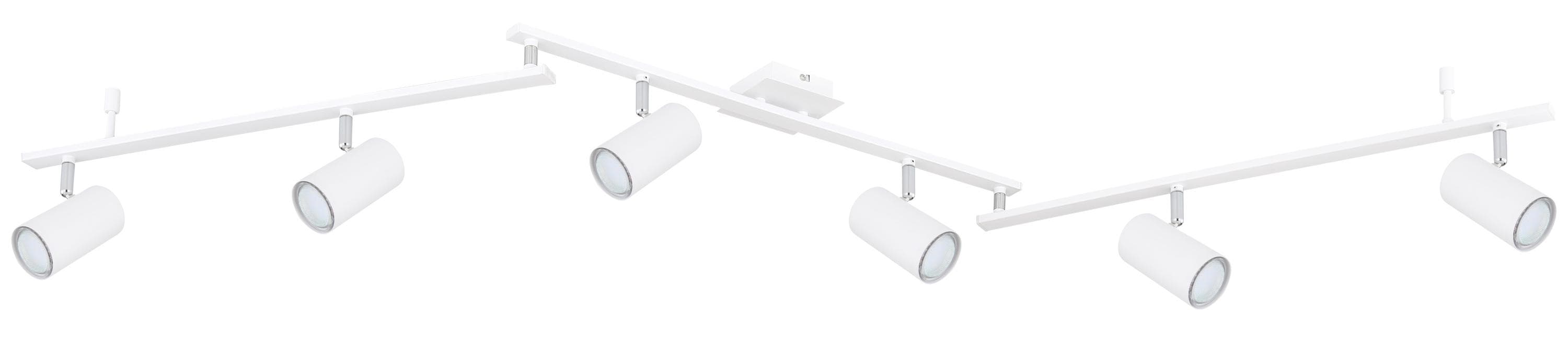 GLOBO LIGHTING Deckenstrahler ROBBY - Weißes Metall Design mit Schwenkbaren Spots