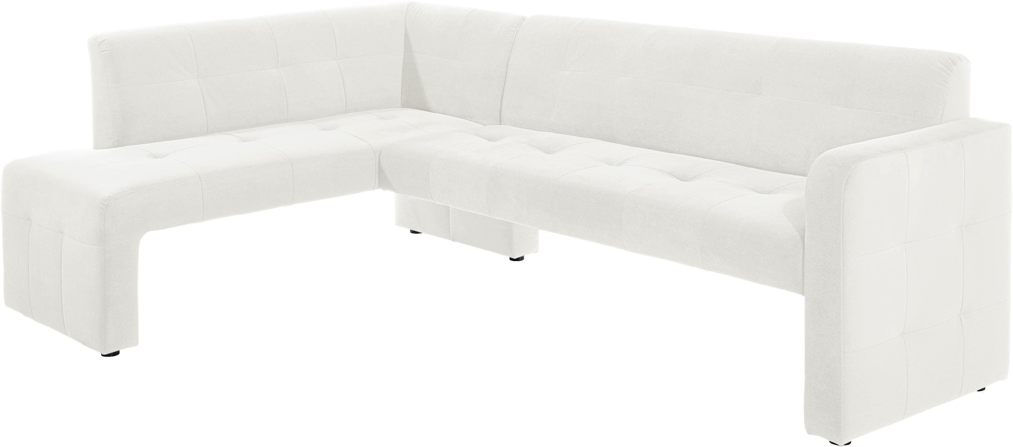 EXXPO Essbank Barista Weiß Modernes Polstersofa