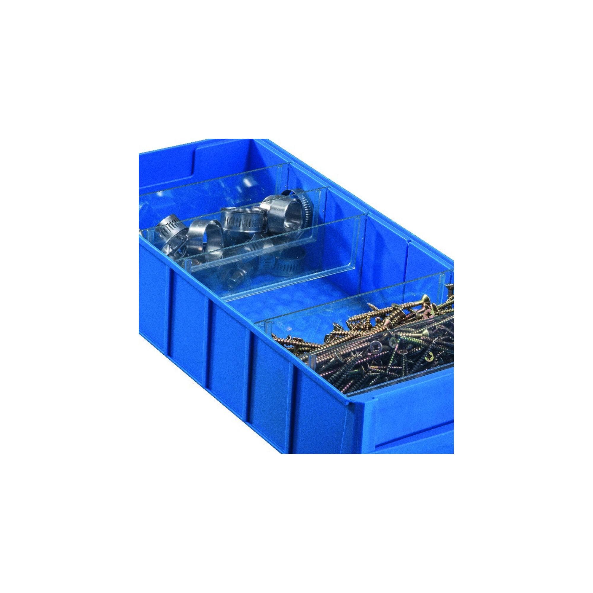 Allit ProfiPlus ShelfBox Divider B Trennsteg transparent 4 St.