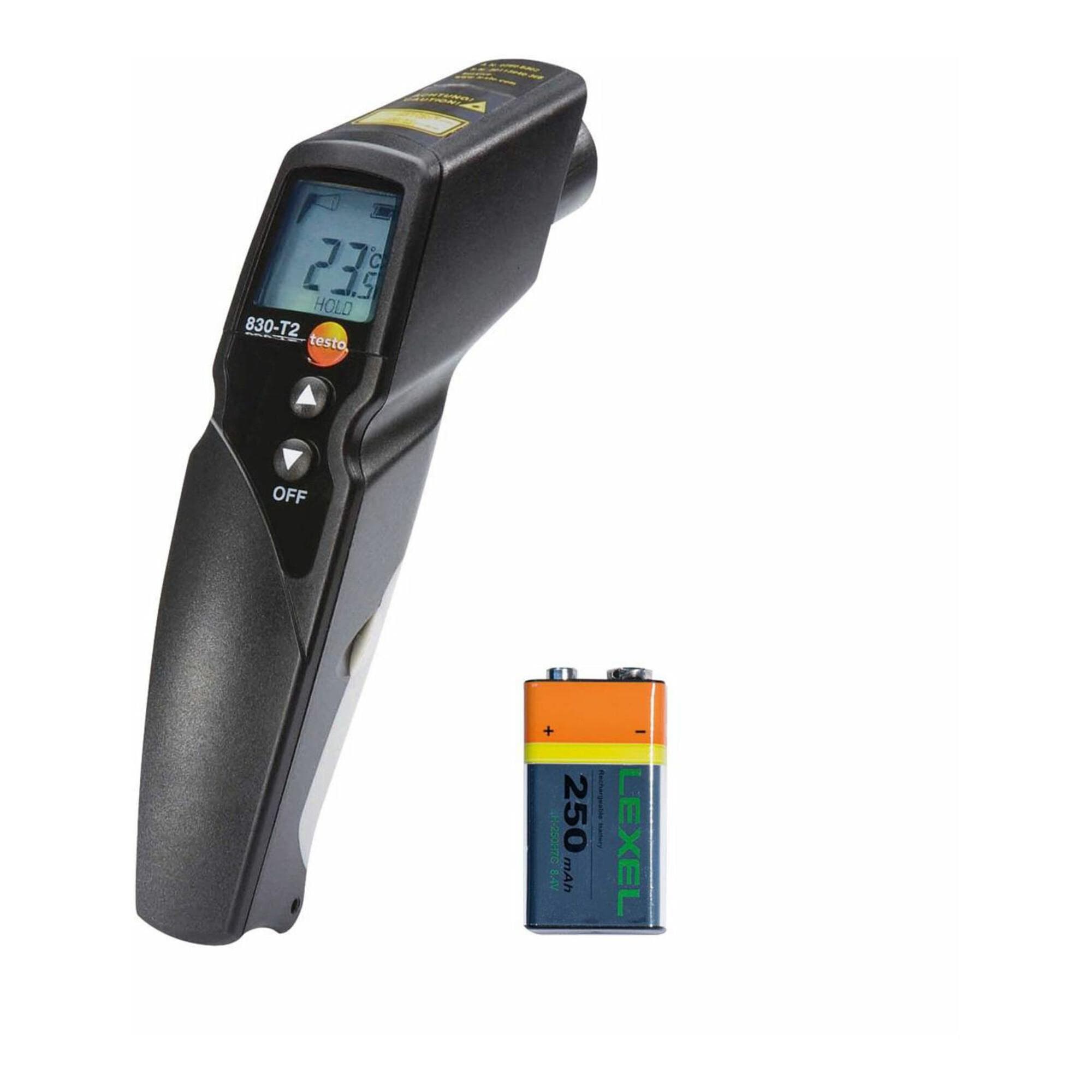 Testo 830-T2 Infrarot-Thermometer Optik 12:1 -30 - +400°C Kontaktmessung