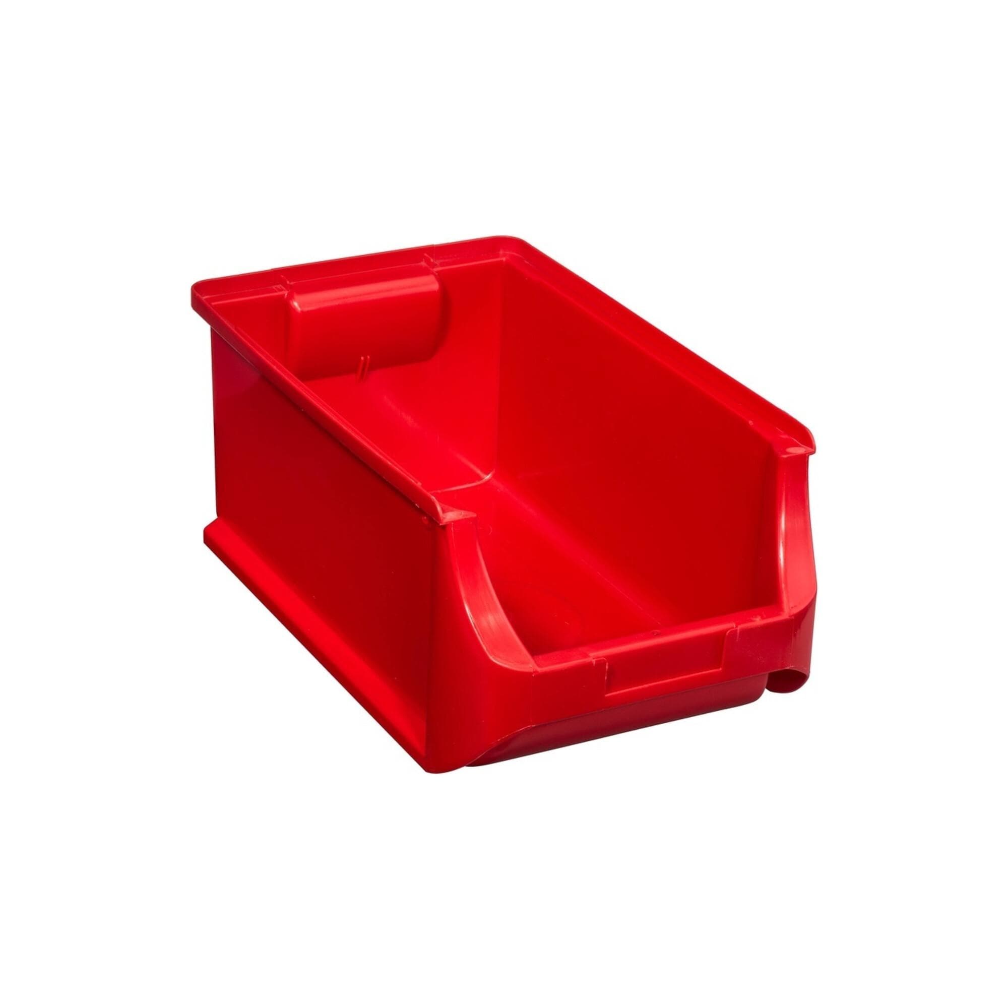 allit Sichtlagerkasten Gr. 4 Rot Industriequalität