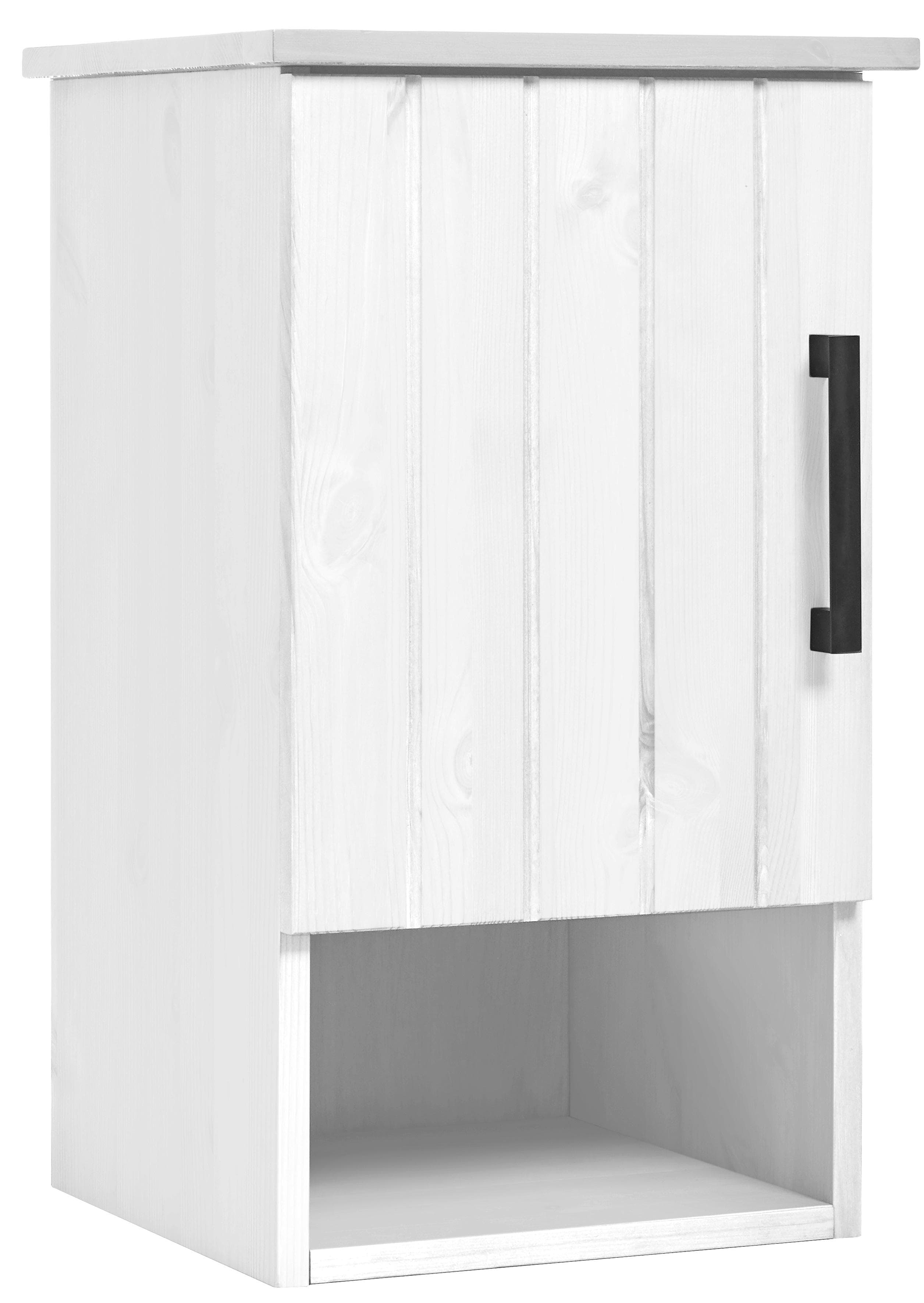 Welltime Hängeschrank Mary Weiß Massivholz Landhaus-Stil