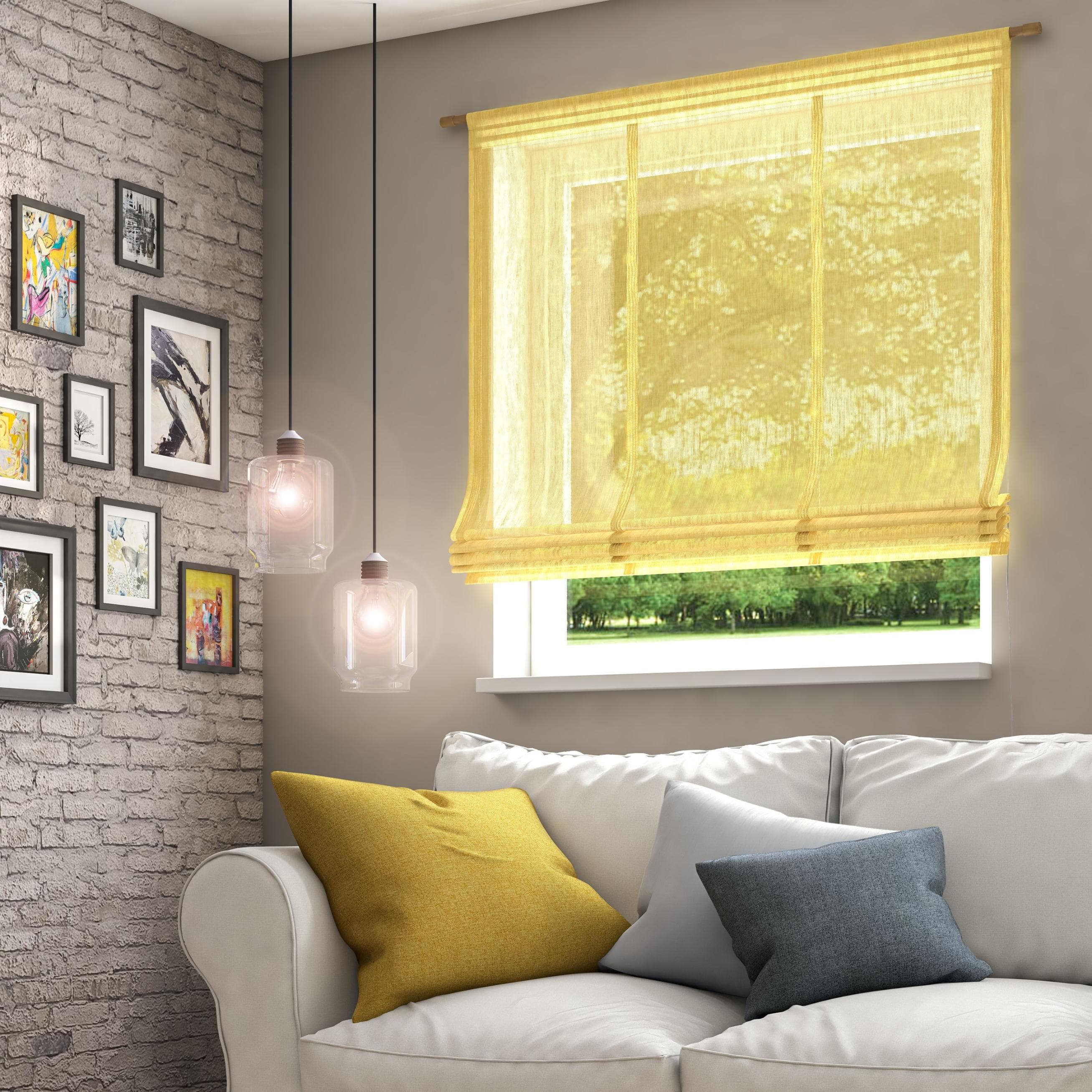 Neutex for you! Raffrollo Libre-ECO: Freihängend, Recycelt & Farbvielfalt