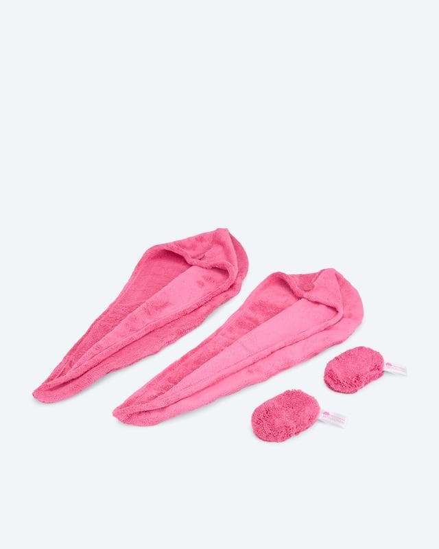 Pastaclean Haarturban & Abschminkwölkchen 4-tlg.