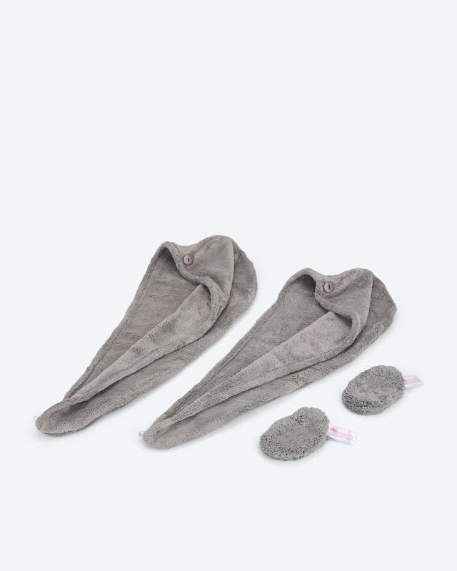 Pastaclean Haarturban & Abschminkwölkchen 4-tlg.