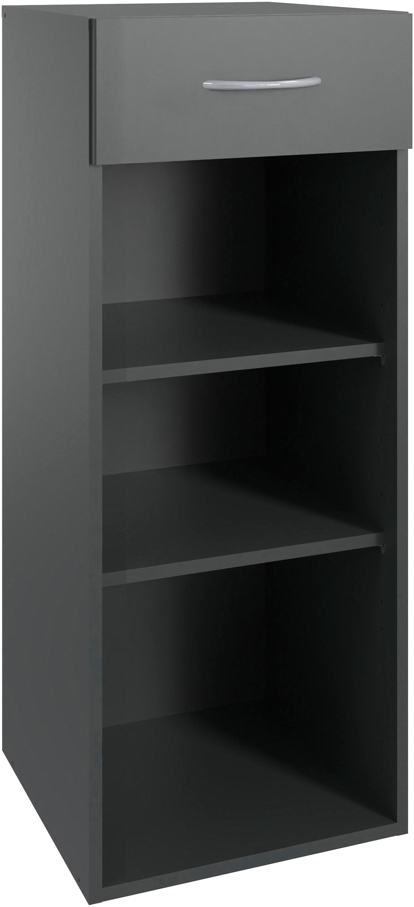 WIMEX Standregal Multiraumkonzept Grau mit Schublade