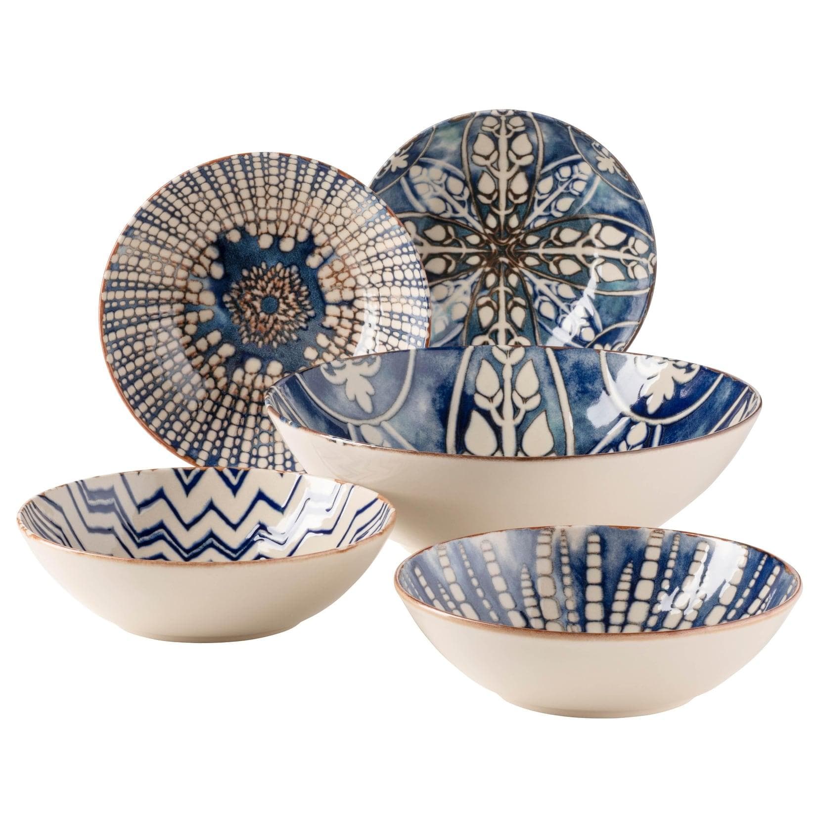MÄSER Salat-Set Iberico Blue Blau/Weiß 5-tlg. Keramik