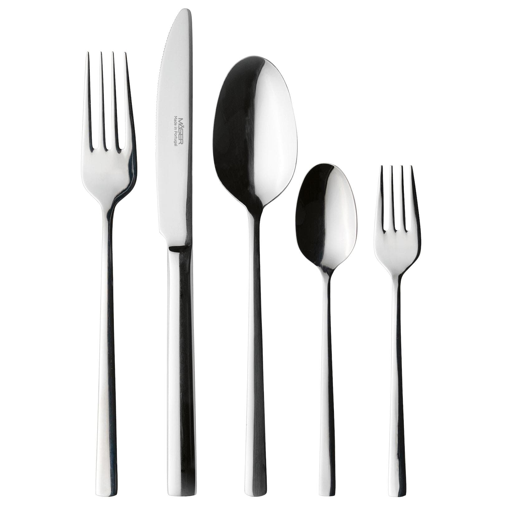 Mäser Besteck-Set Edelstahl Oneda Silber