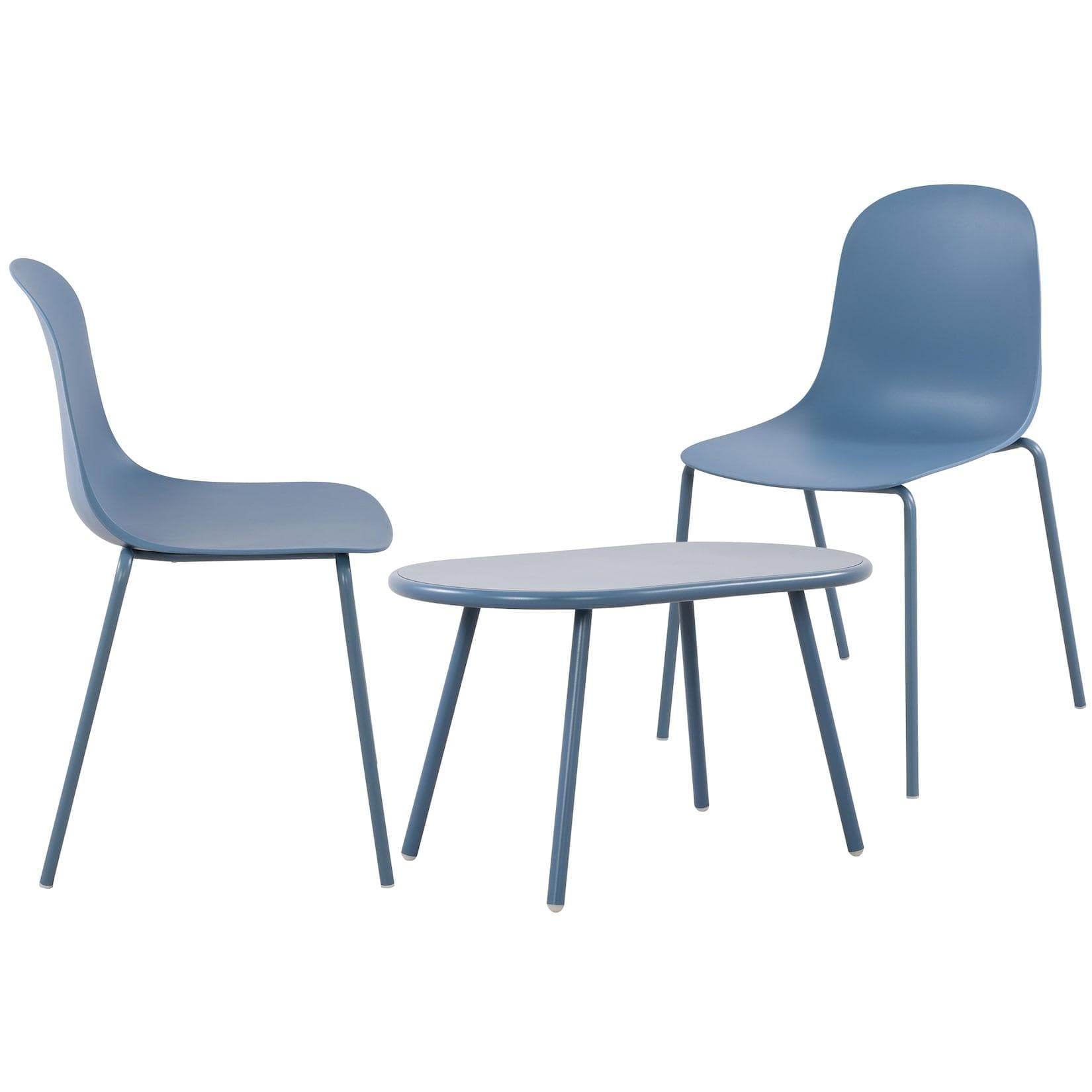 CLP 2er Sitzgruppe Veldin Garten-Set 2x Stuhl stapelbar und 1x Tisch