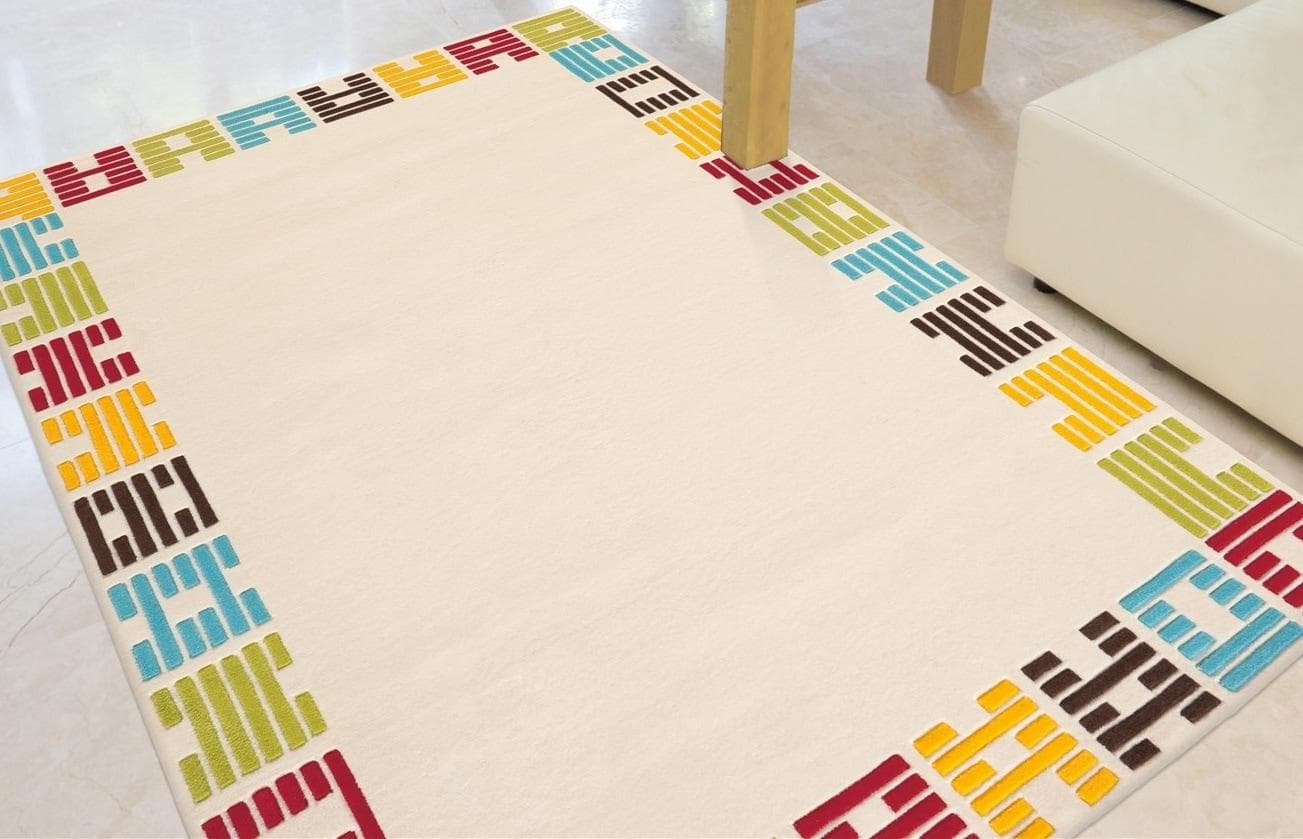 Arte Espina Teppich Joy 4096 Beige Bunt Handgetuftet