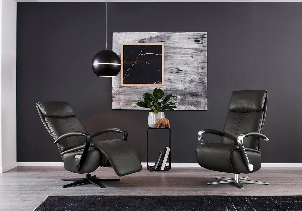 W.SCHILLIG Relaxsessel rumbaa Anthrazit mit Doppelmotor
