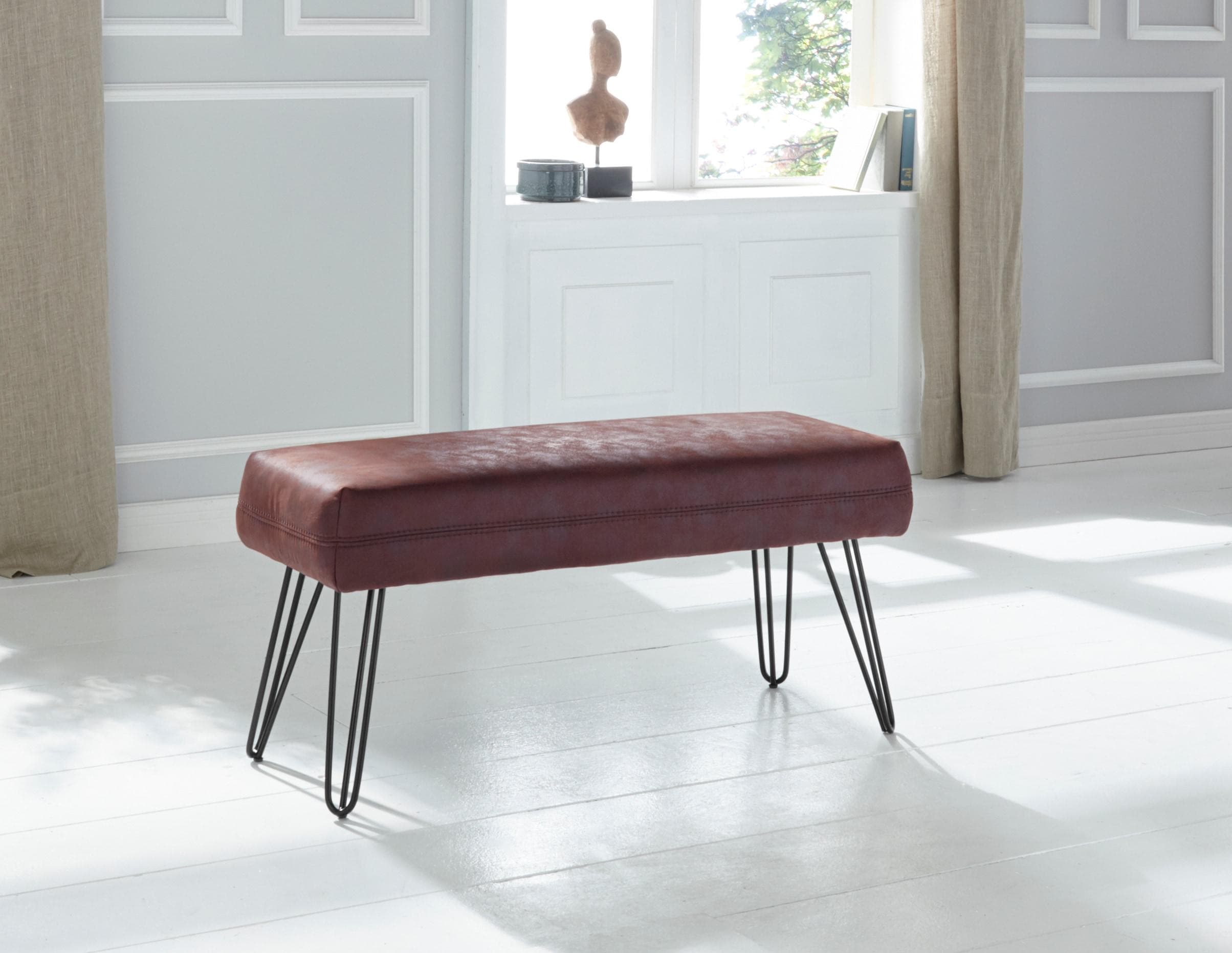 EXXPO Sitzbank Doppio Chocco Microfaser Modern