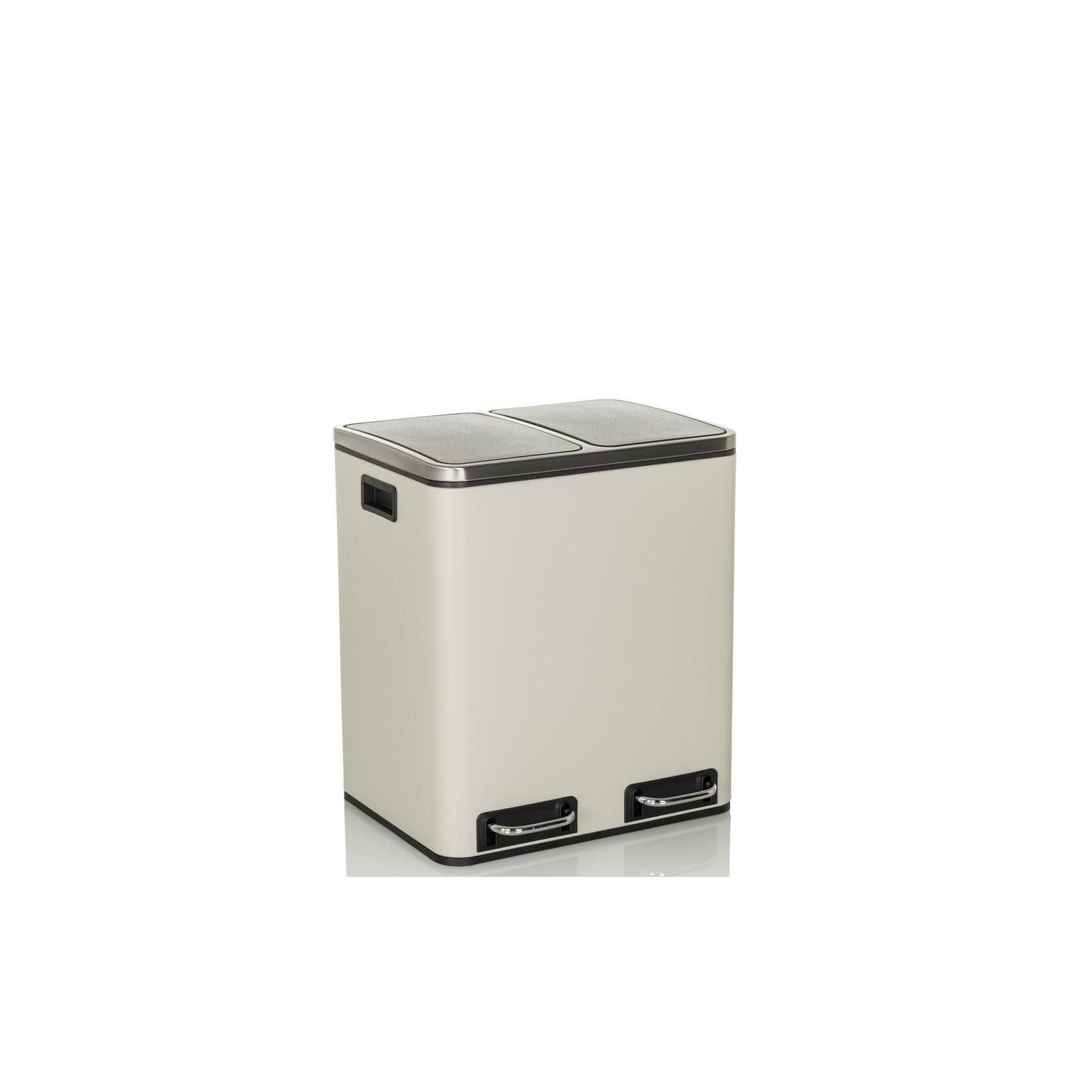 hjh OFFICE Mülleimer Clean 9 Stahlblech