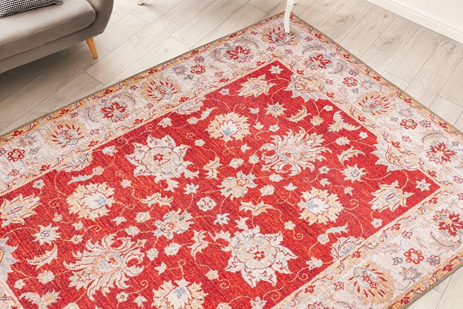 ME GUSTA Teppich Faye 625 Rot Vintage Design Polyester