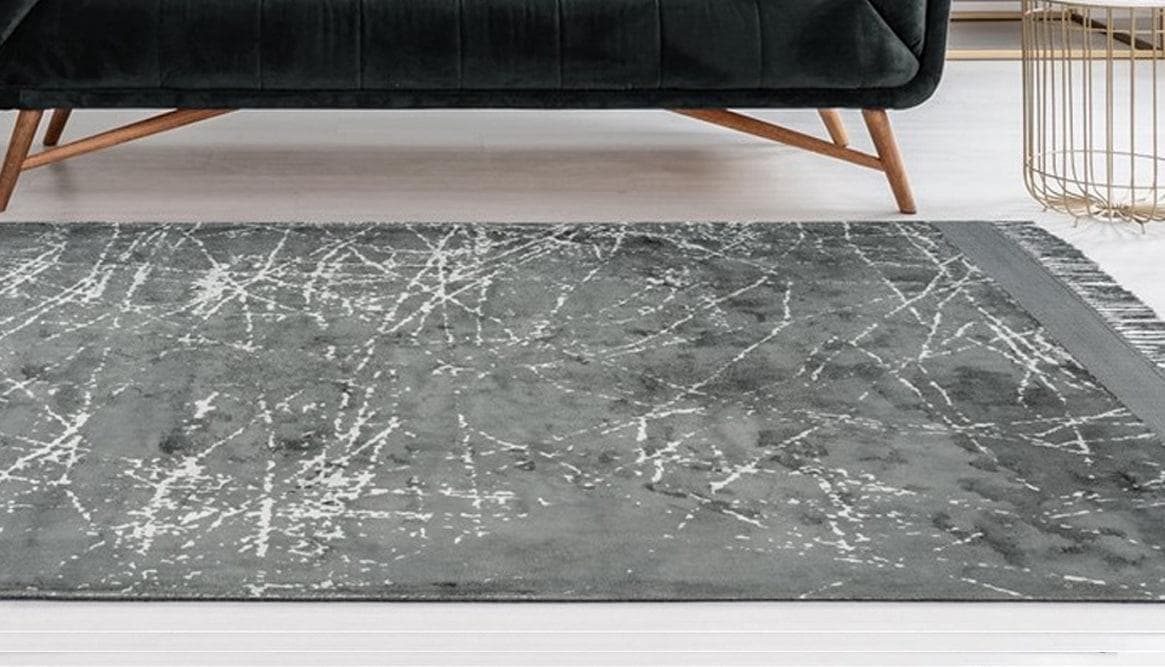 PADIRO Teppich Dolce Vita 225 Grau Vintage Design Viskose