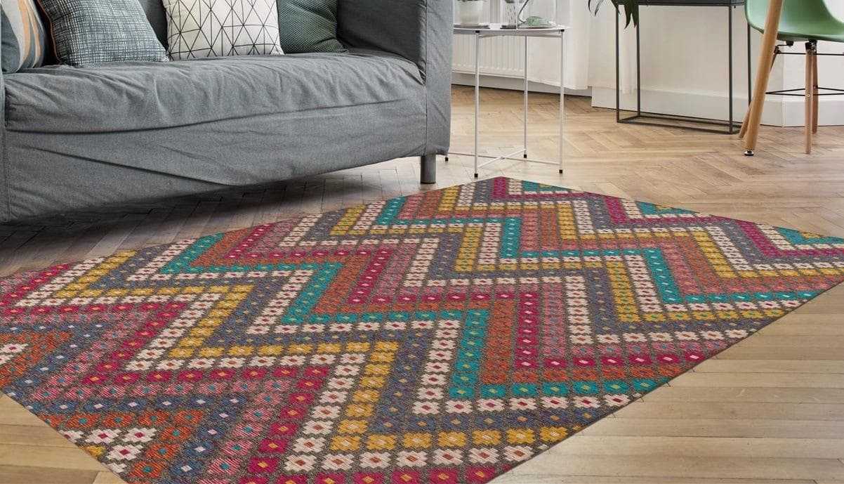 Padiro Teppich Primavera 225 Bunt Gemustert