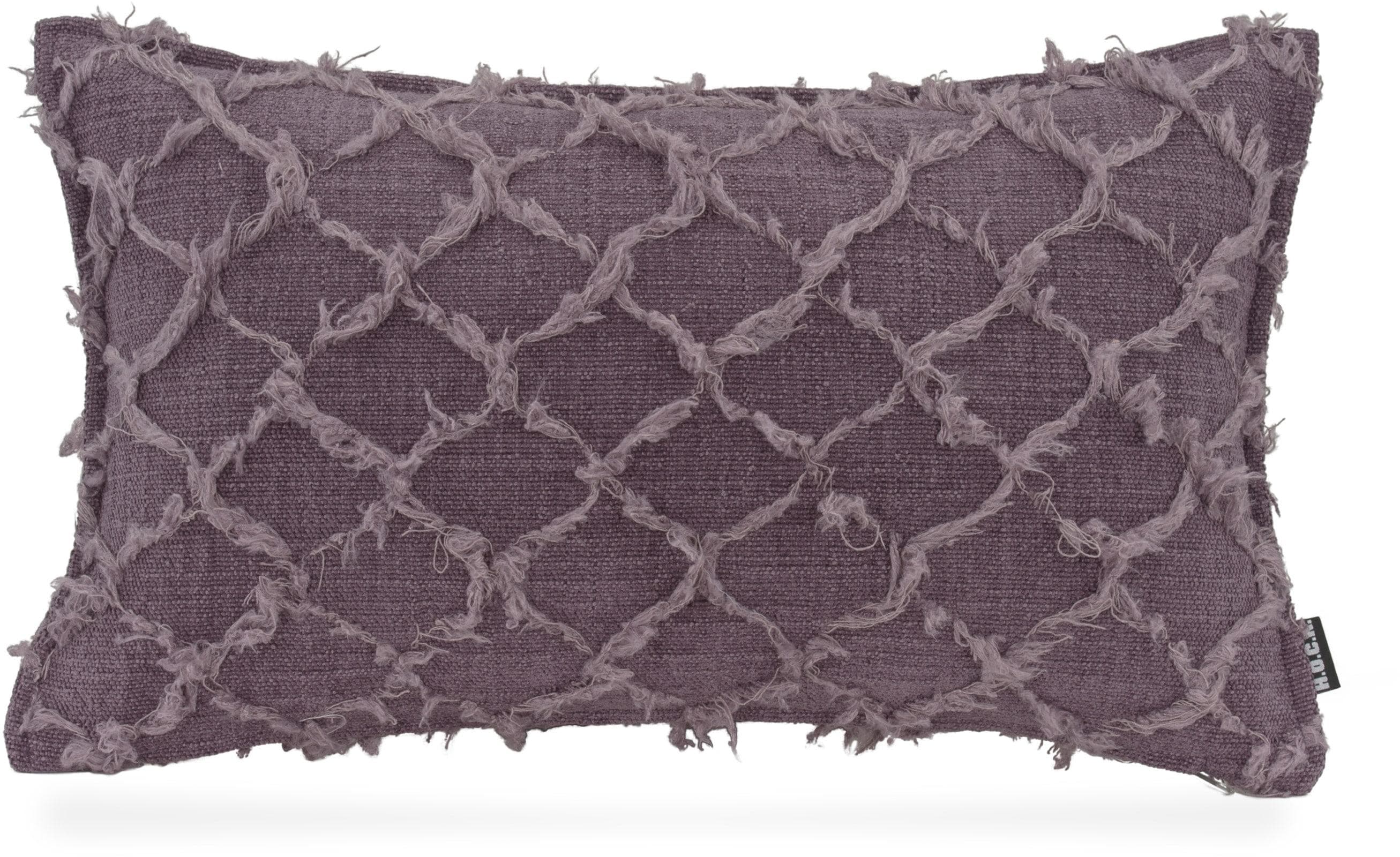 H.O.C.K. Dekokissen Nuvole: Boho-Style Sofakissen mit Fransen