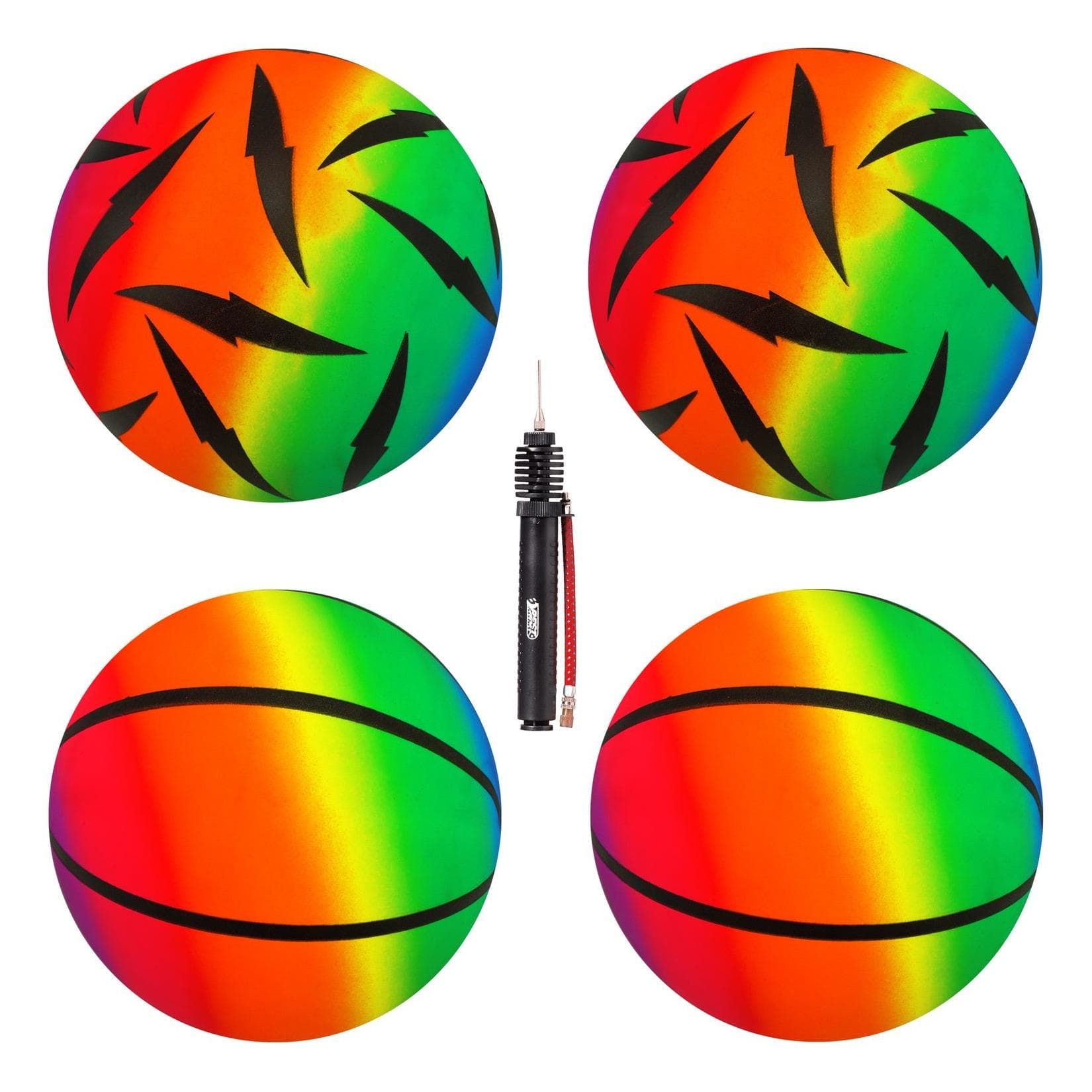 BEST Sporting PVC Ball Rainbow 22 cm Bunt