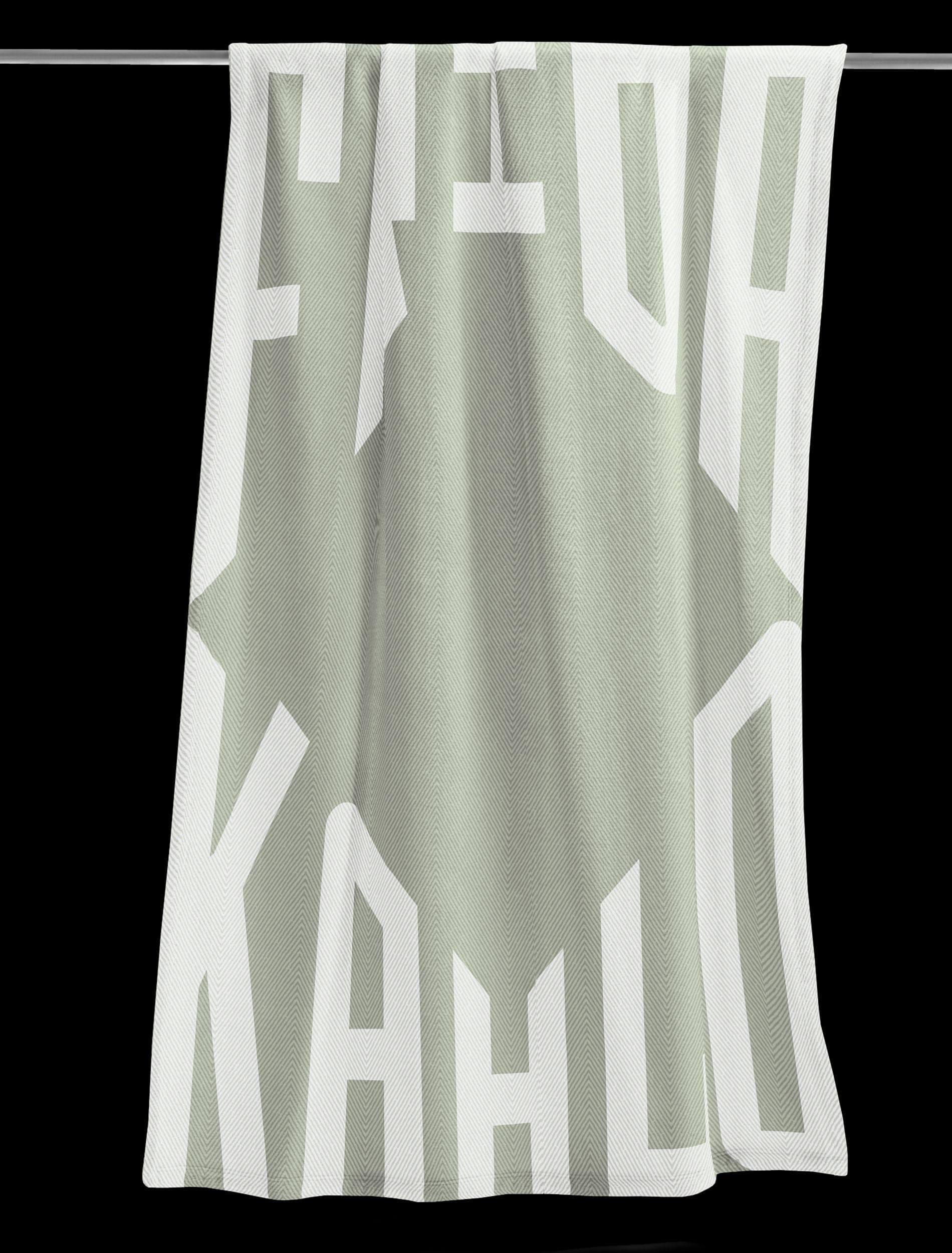 IRISETTE Wohndecke Muffle Salbei Polyester Kuschelig