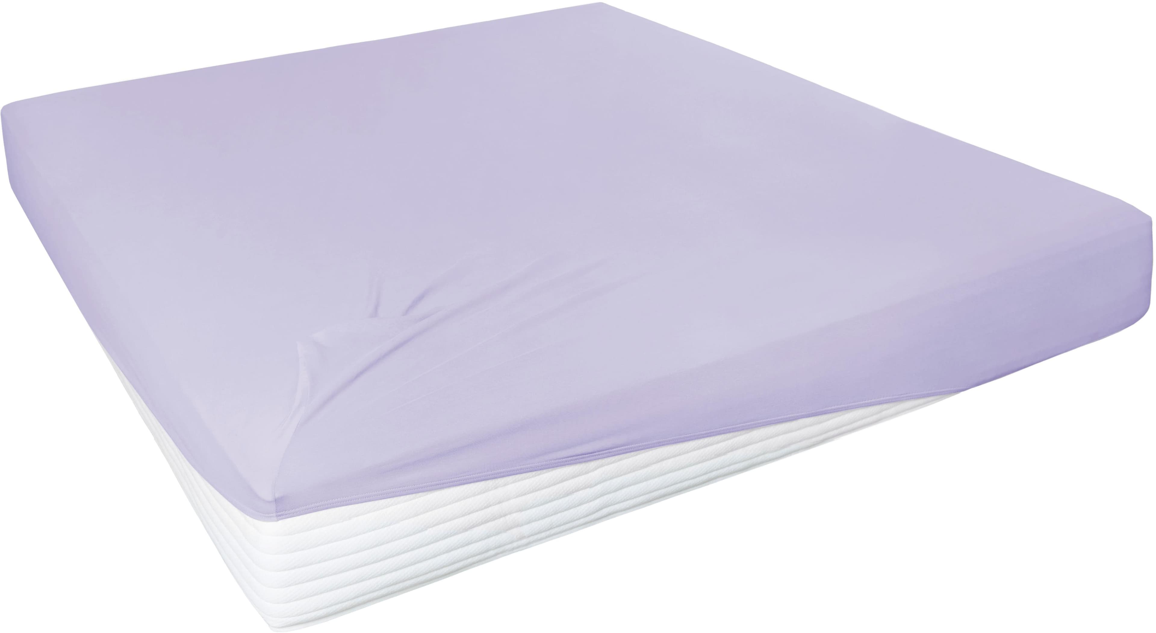 Primera Spannbettlaken Elasthan-Feinjersey Lila
