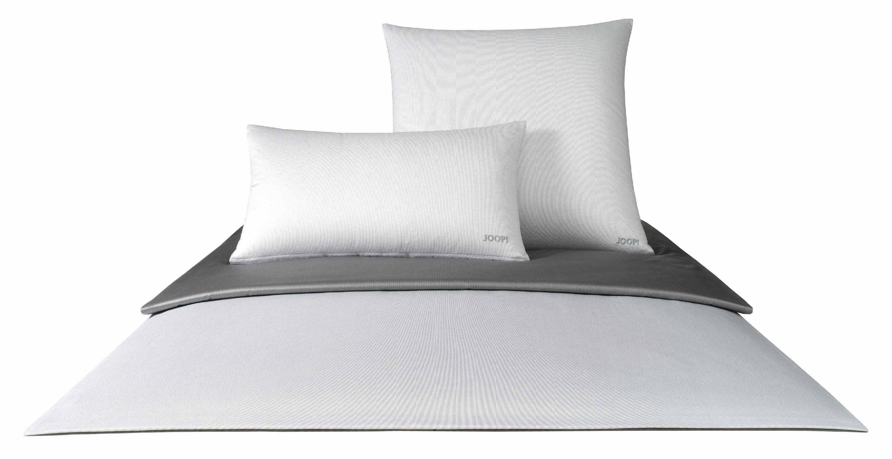 Kissenbezug JOOP! Mako-Satin Silber Mikro-Pattern